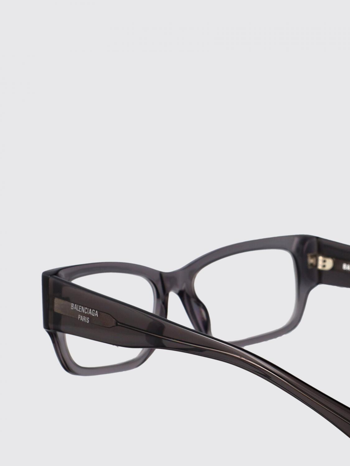 BALENCIAGA OPTICAL FRAMES: Acetate Optical Glasses Balenciaga, Grey - Img 4