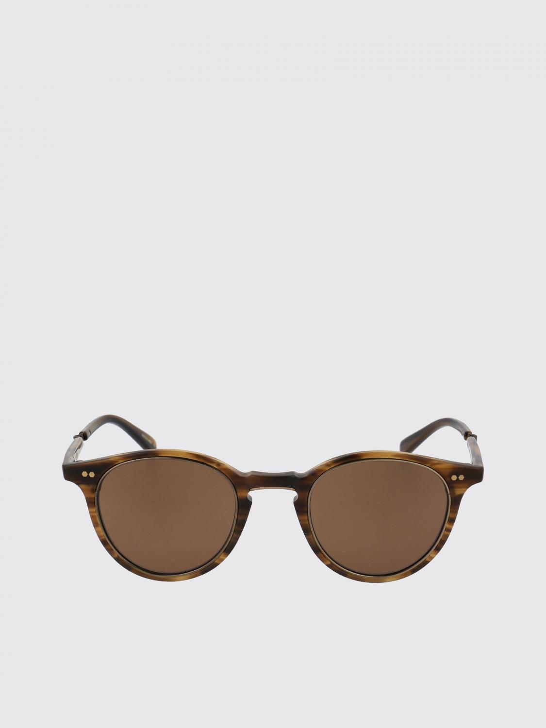 GARRETT LEIGHT SUNGLASSES: Tortoiseshell Metal Sunglasses Garrett Leight, Gold - Img 2