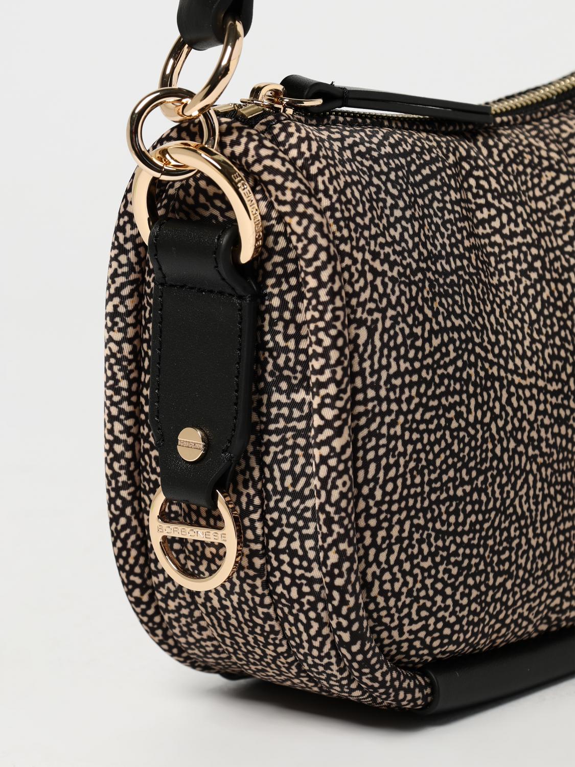 BORBONESE MINITASCHE: Schultertasche damen Borbonese, Schwarz - Img 3