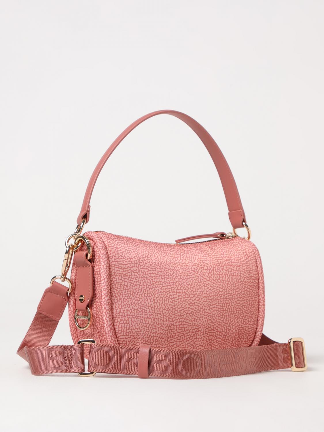 BORBONESE MINITASCHE: Schultertasche damen Borbonese, Pink - Img 2