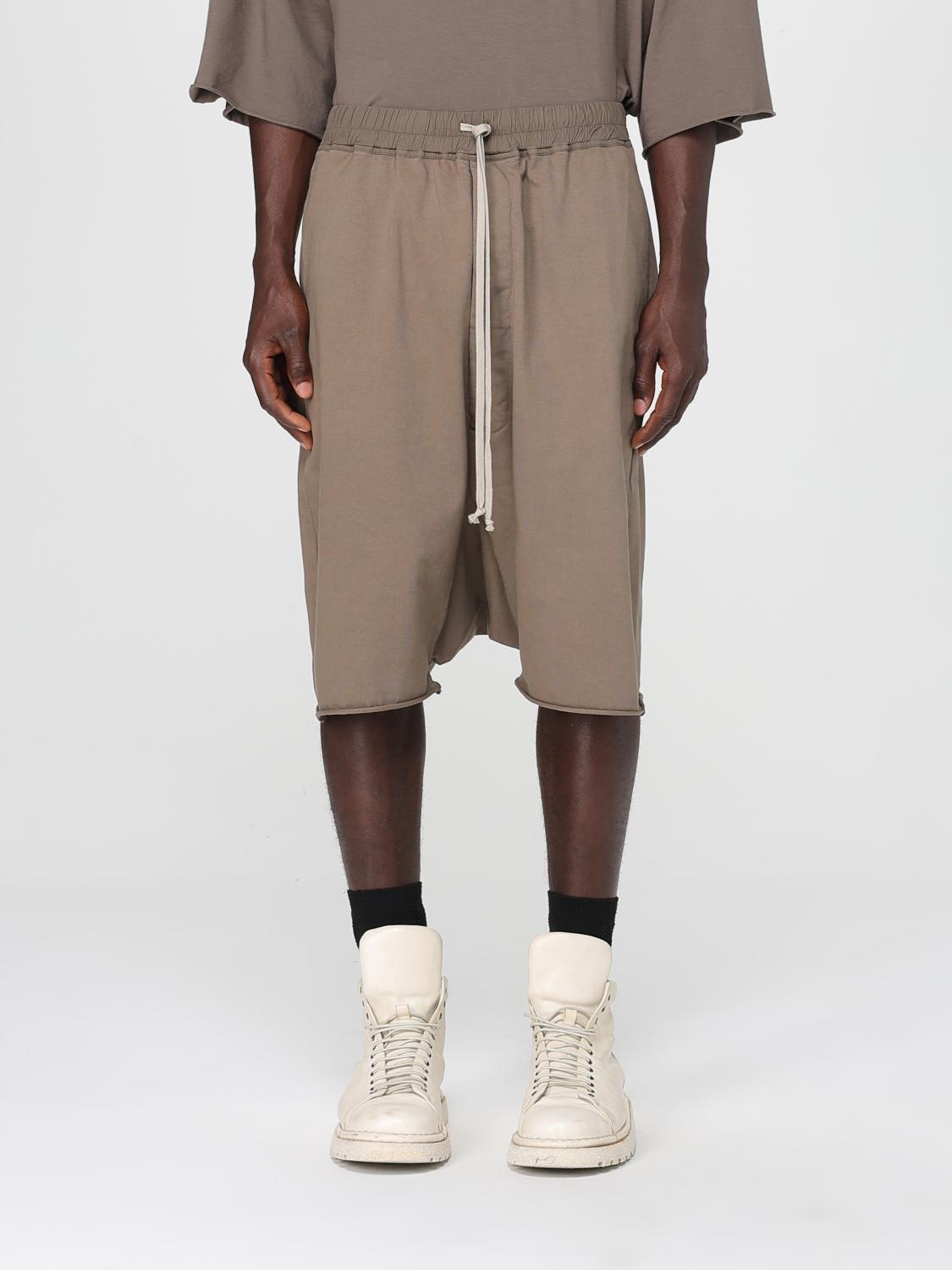 RICK OWENS DRKSHDW SHORTS: Short men Rick Owens Drkshdw, Brown - Img 1