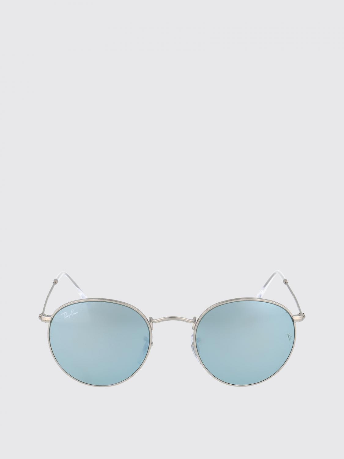 RAY-BAN OCCHIALI DA SOLE: Occhiali da sole Round Metal Ray-Ban in metallo, Silver - Img 2