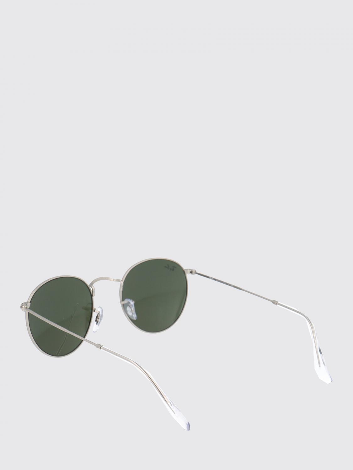 RAY-BAN OCCHIALI DA SOLE: Occhiali da sole Round Metal Ray-Ban in metallo, Silver - Img 3