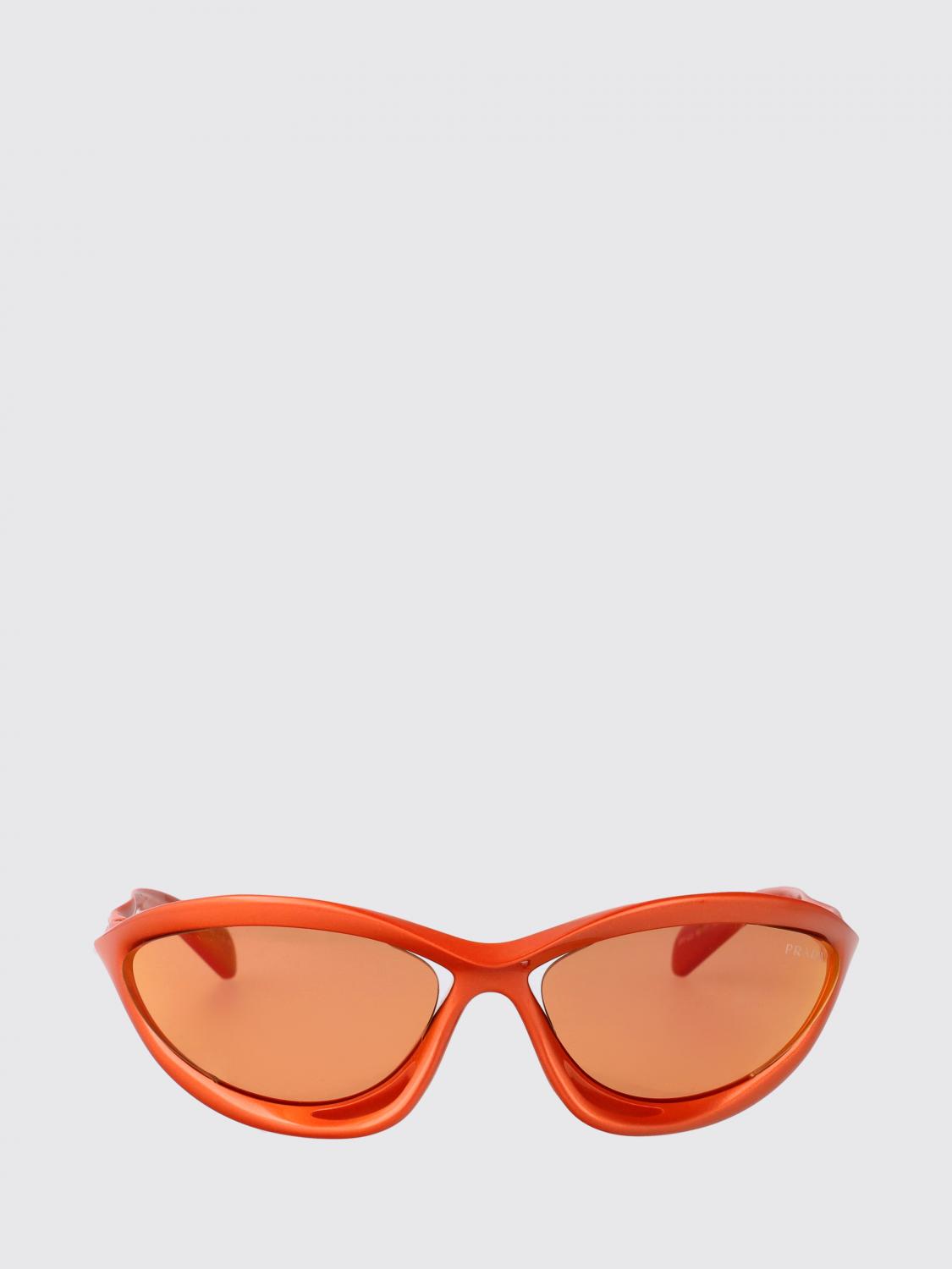 PRADA OCCHIALI DA SOLE: Occhiali da sole 0PRA23S Prada in acetato , Arancione - Img 2