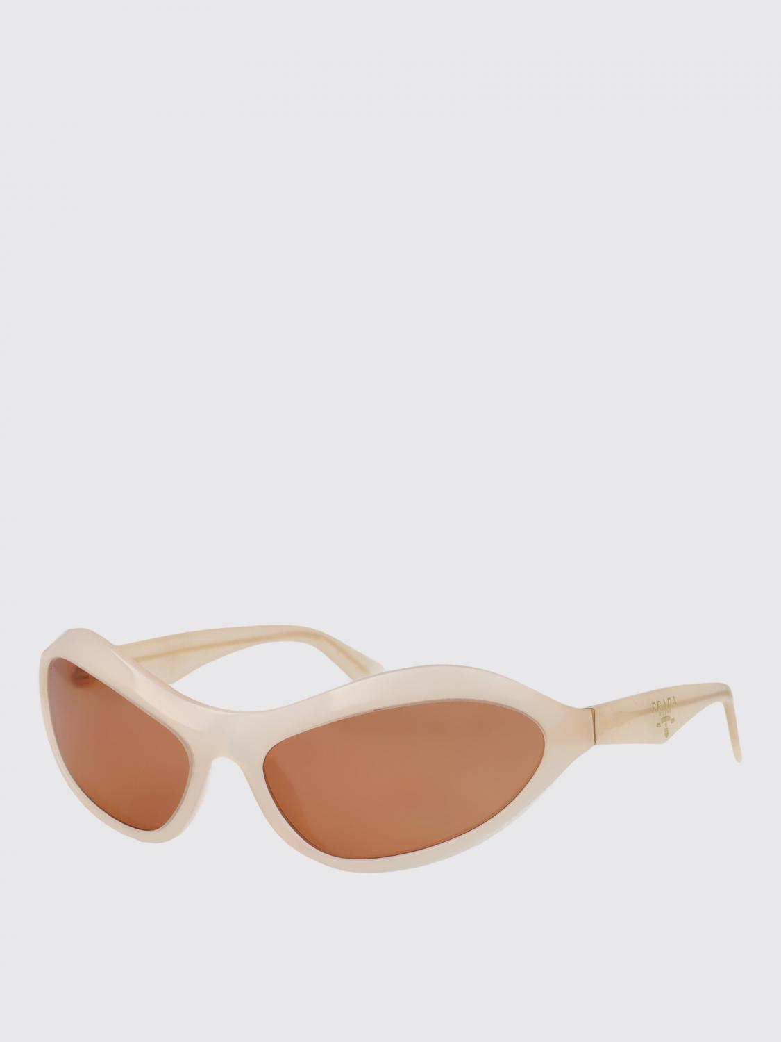 PRADA OCCHIALI DA SOLE: Occhiali da sole 0PRA20S Prada in acetato, Bianco - Img 2