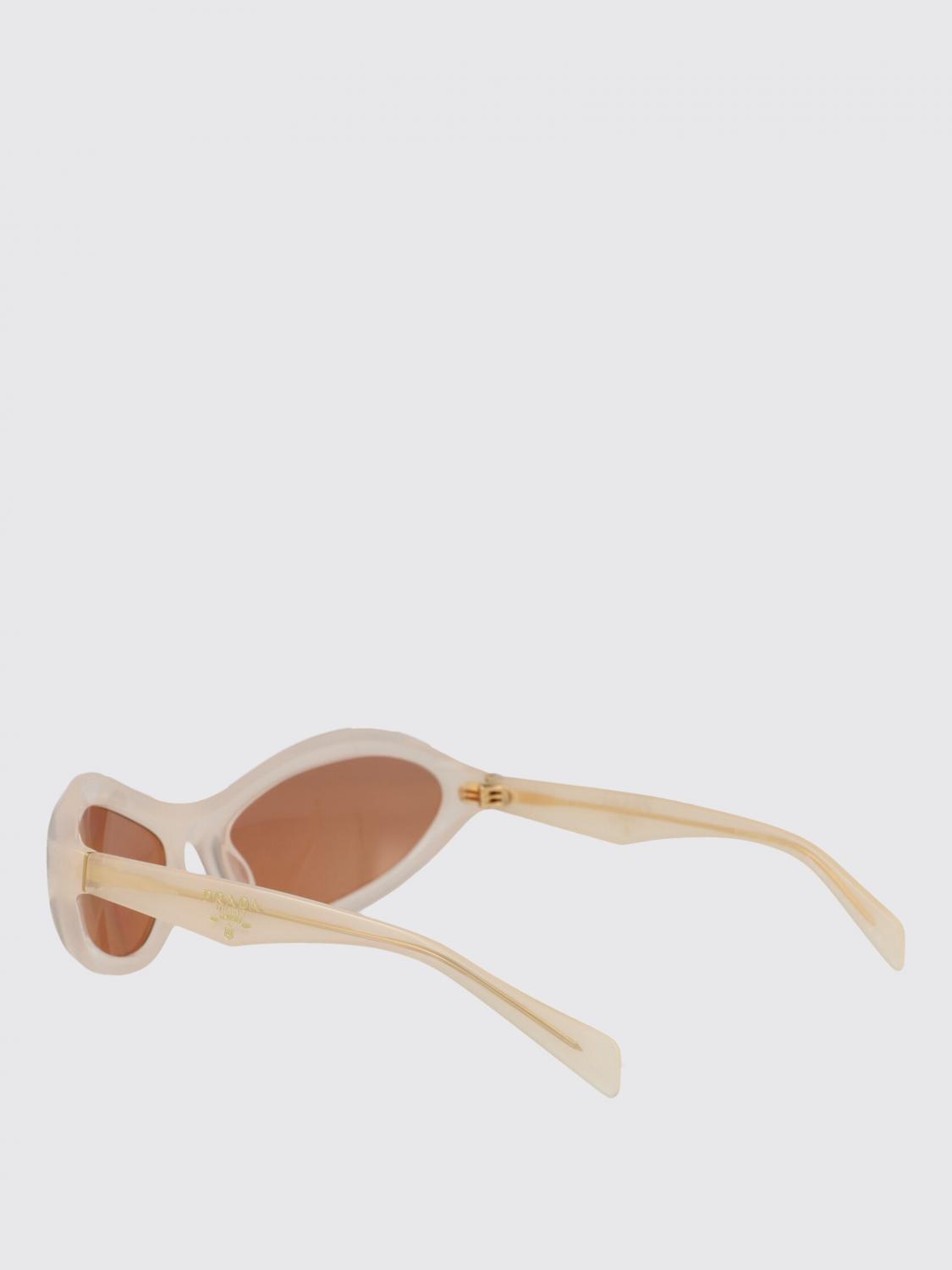 PRADA OCCHIALI DA SOLE: Occhiali da sole 0PRA20S Prada in acetato, Bianco - Img 3