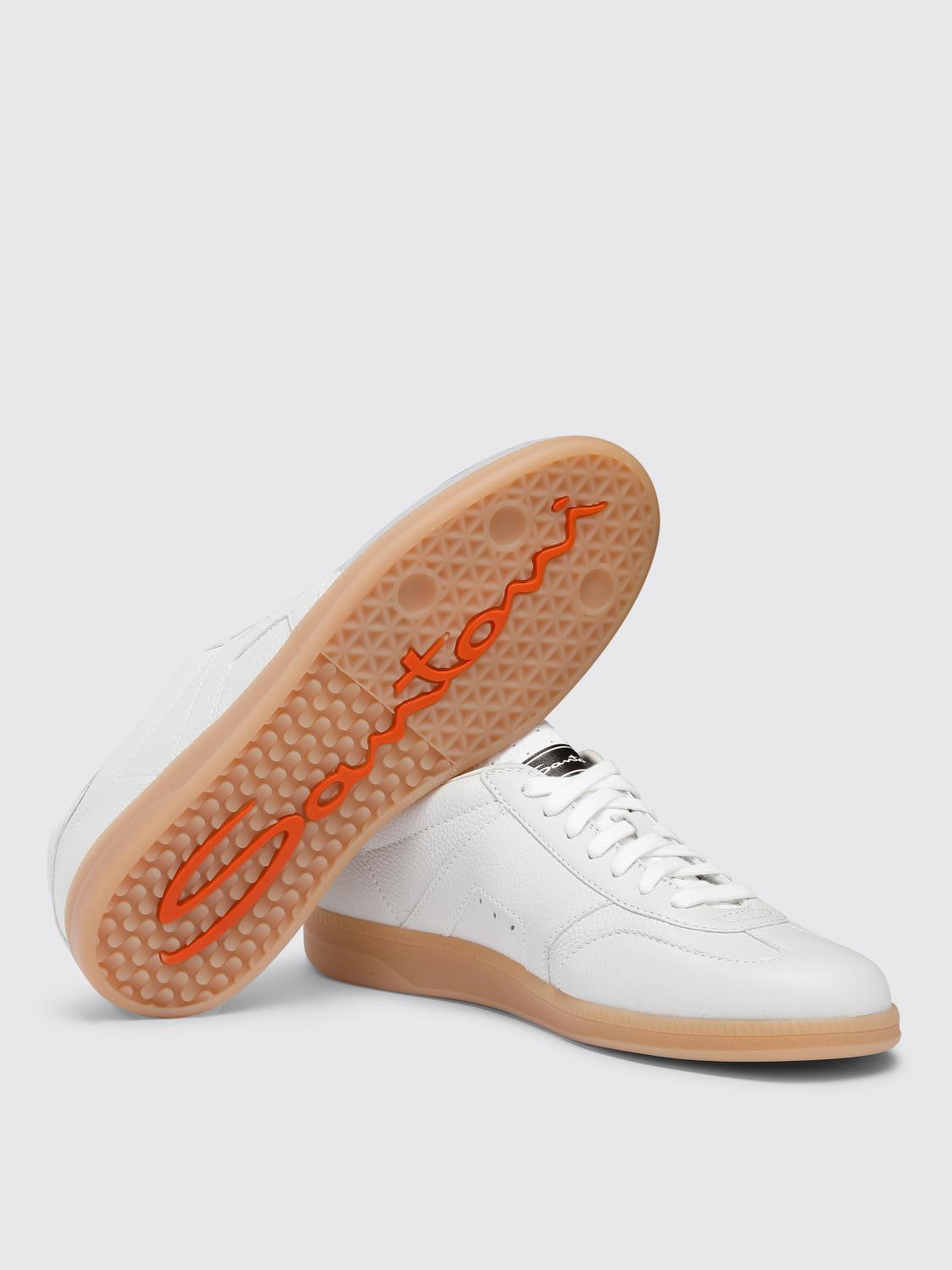 SANTONI SNEAKERS: Sneakers herren Santoni, Weiß - Img 3