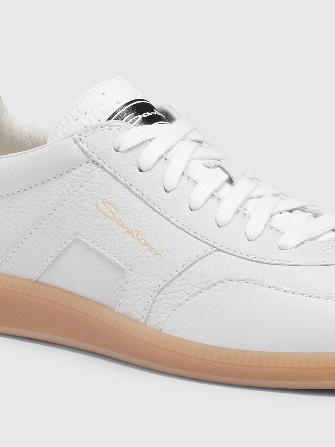 SANTONI SNEAKERS: Sneakers herren Santoni, Weiß - Img 5