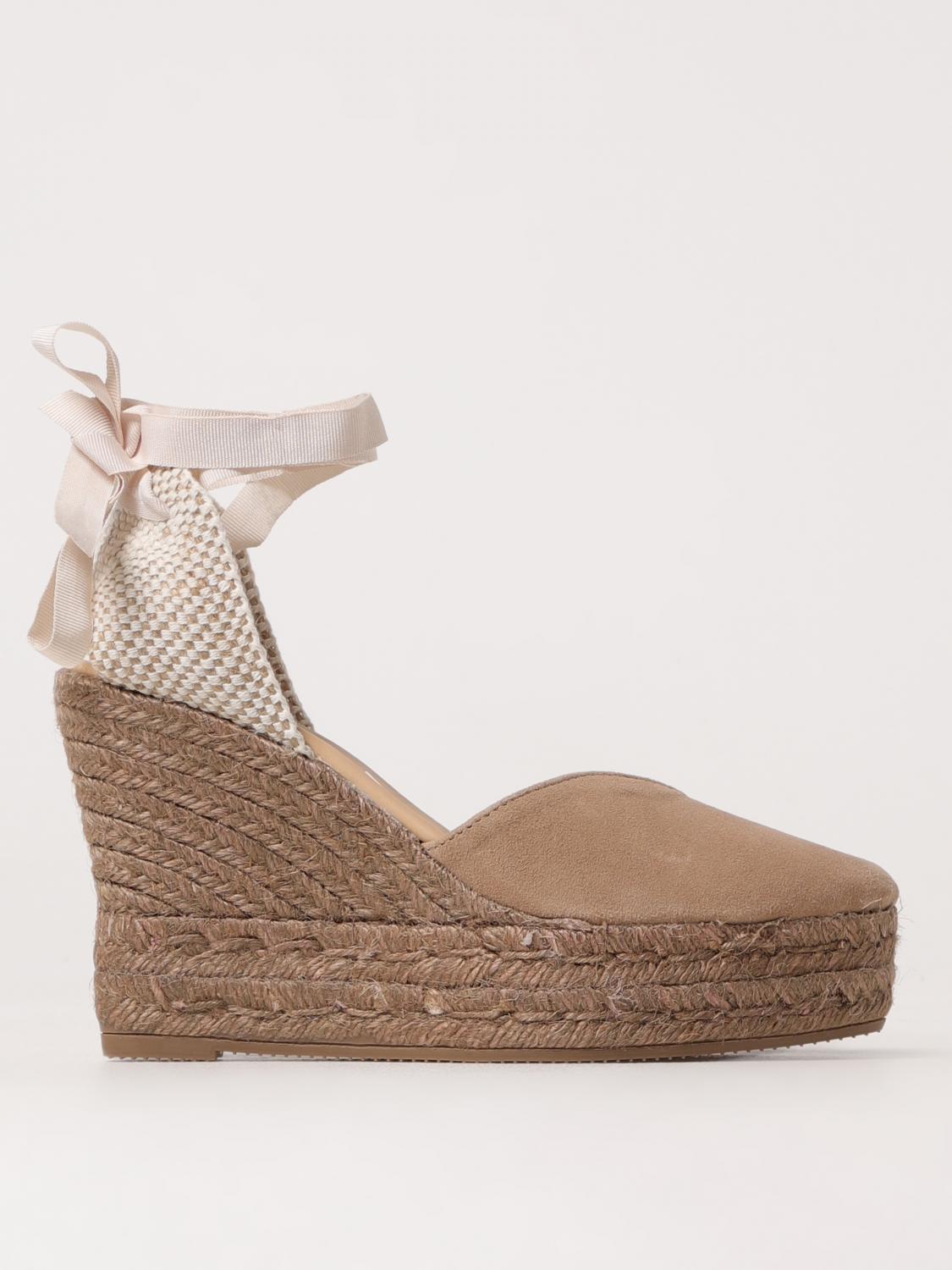 MANEBI ESPADRILLAS: Espadrillas con zeppa Manebi in camoscio , Grigio - Img 1