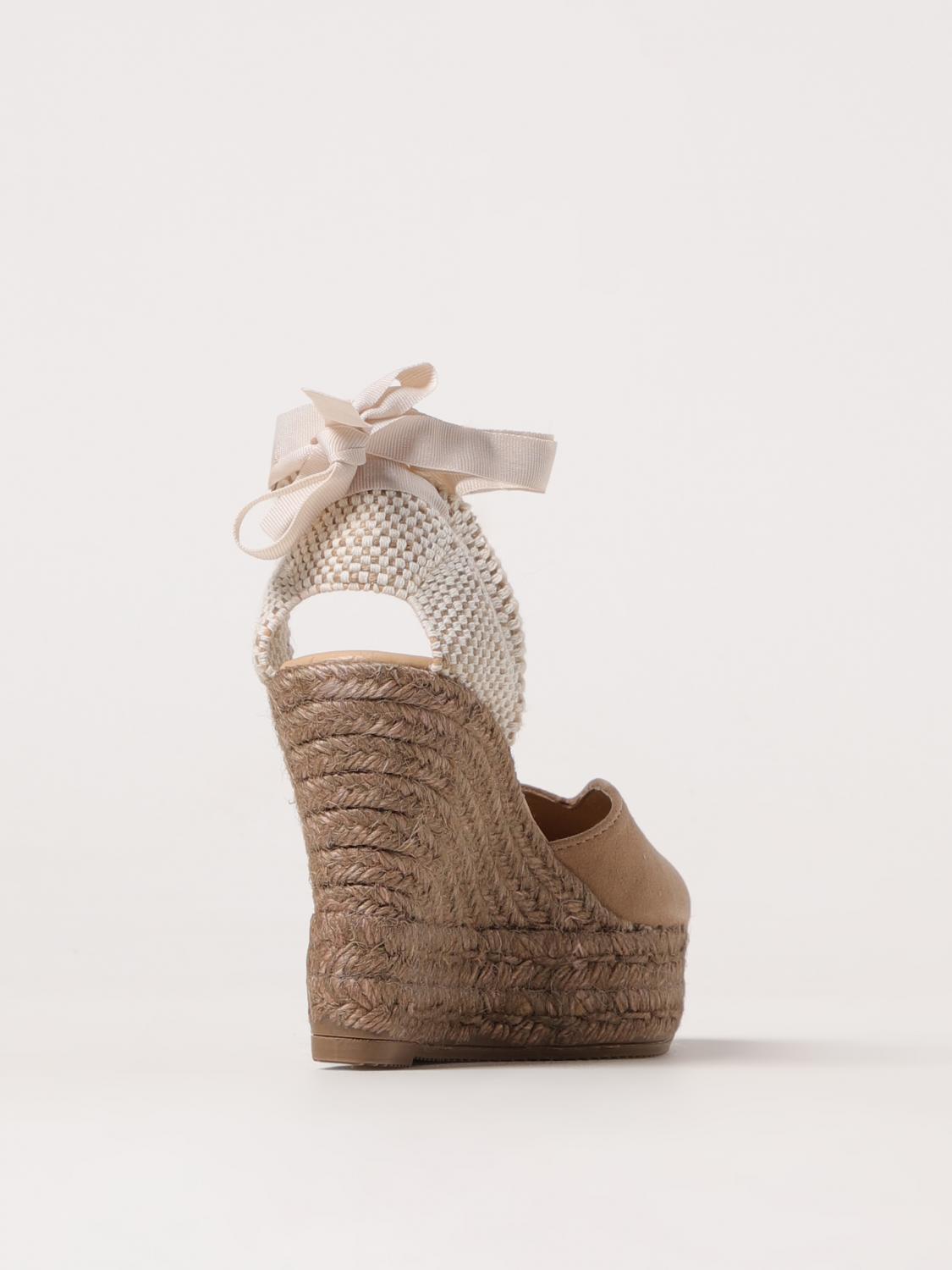 MANEBI ESPADRILLAS: Espadrillas con zeppa Manebi in camoscio , Grigio - Img 3