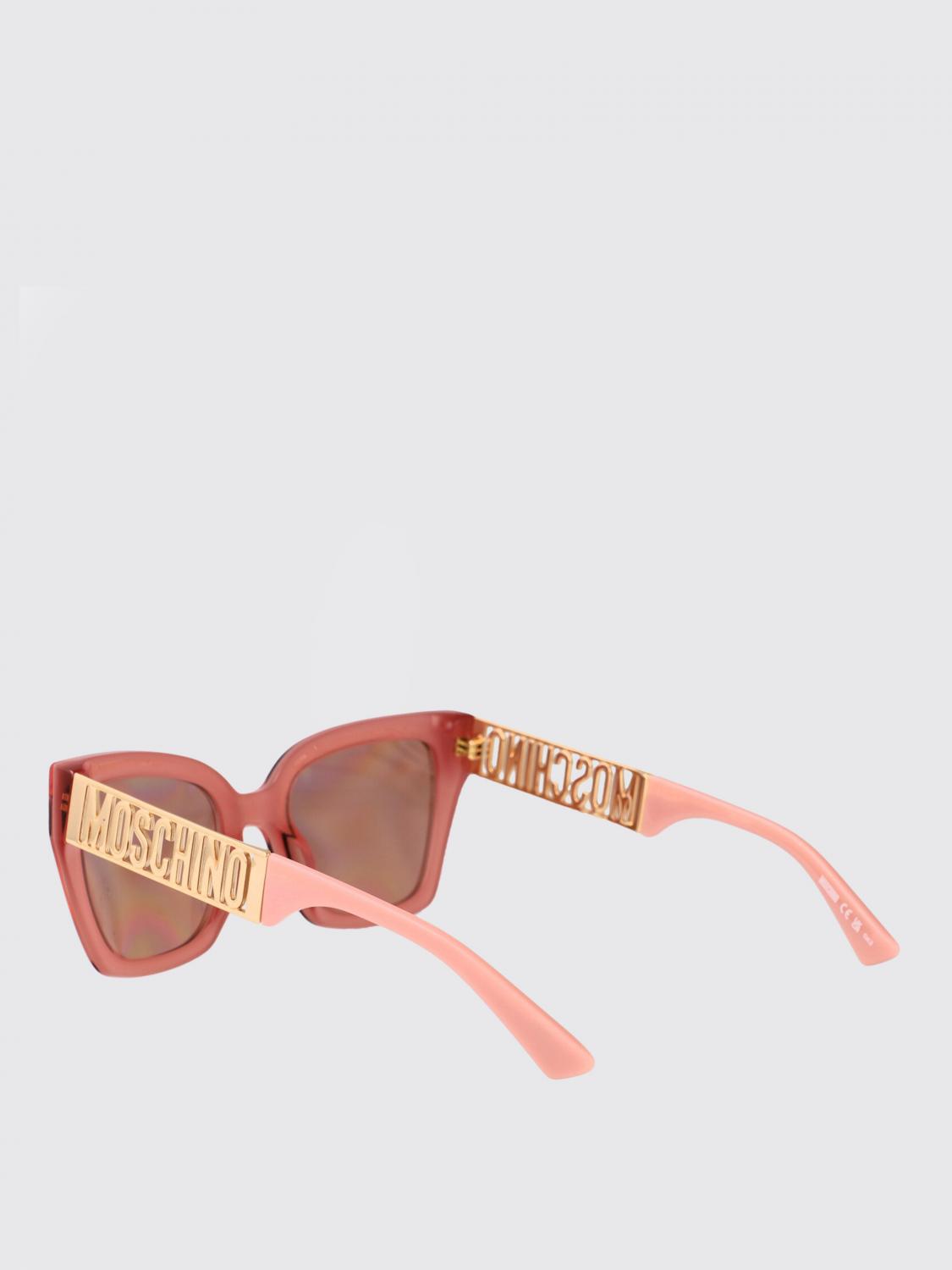Moschino MOS161/S Sunglasses Pink Acetate Moschino MOS161/S Cat Eye Sunglasses | Fashion Eyewear US main image 3