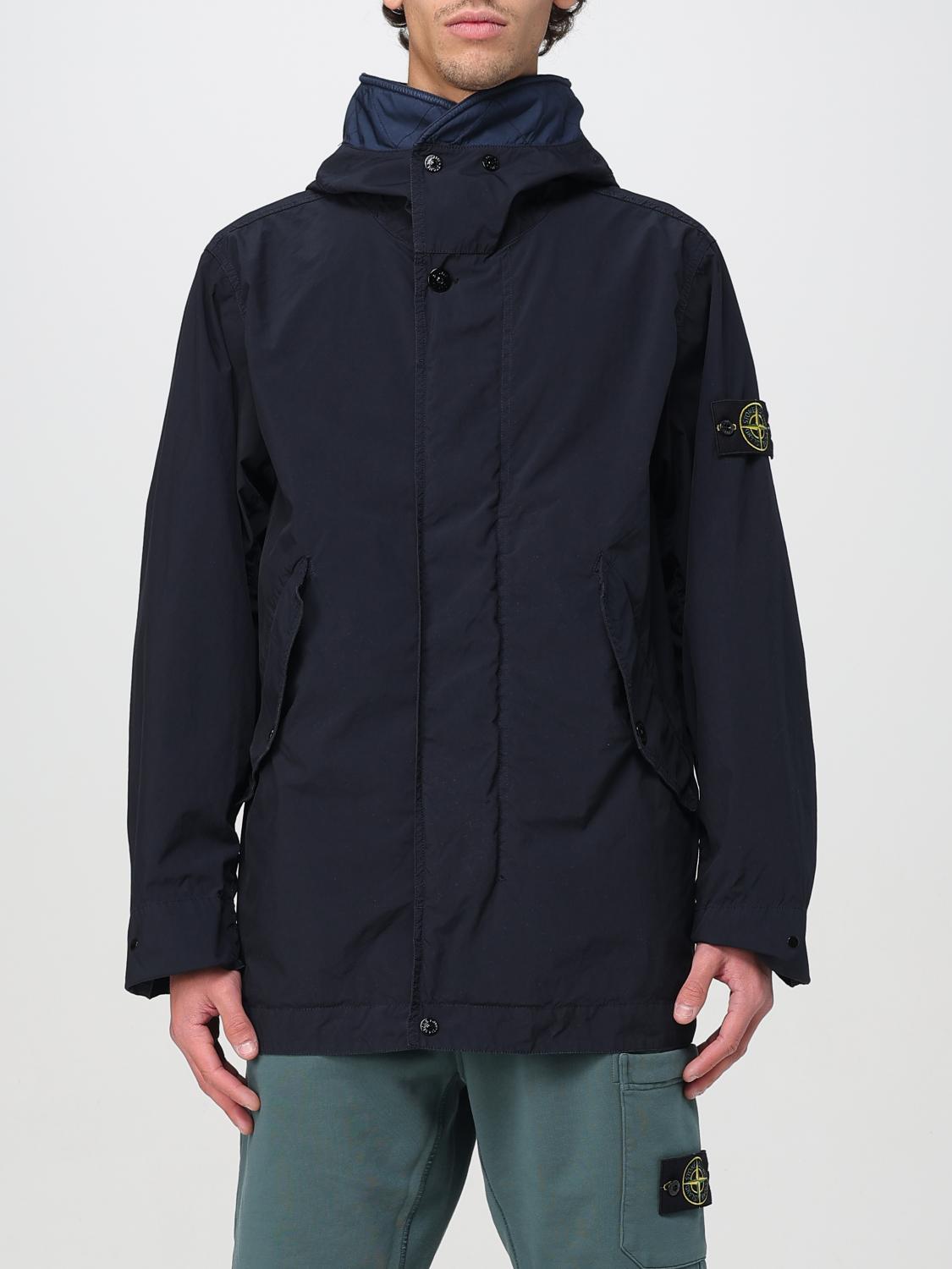 STONE ISLAND GIACCA: Giubbotto Stone Island in nylon , Blue - Img 1