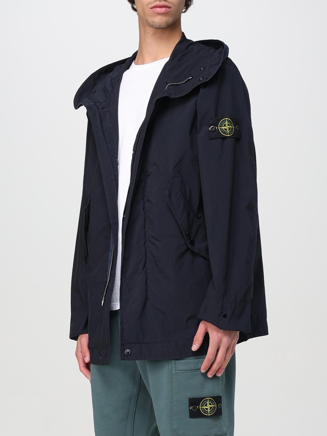 STONE ISLAND GIACCA: Giubbotto Stone Island in nylon , Blue - Img 4