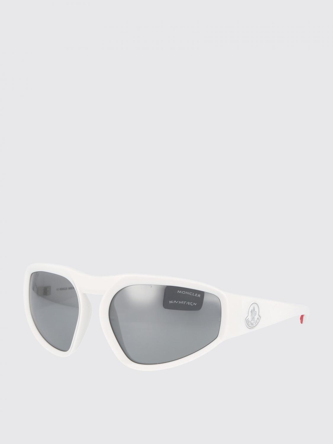 MONCLER SUNGLASSES: Sunglasses men Moncler, White - Img 1