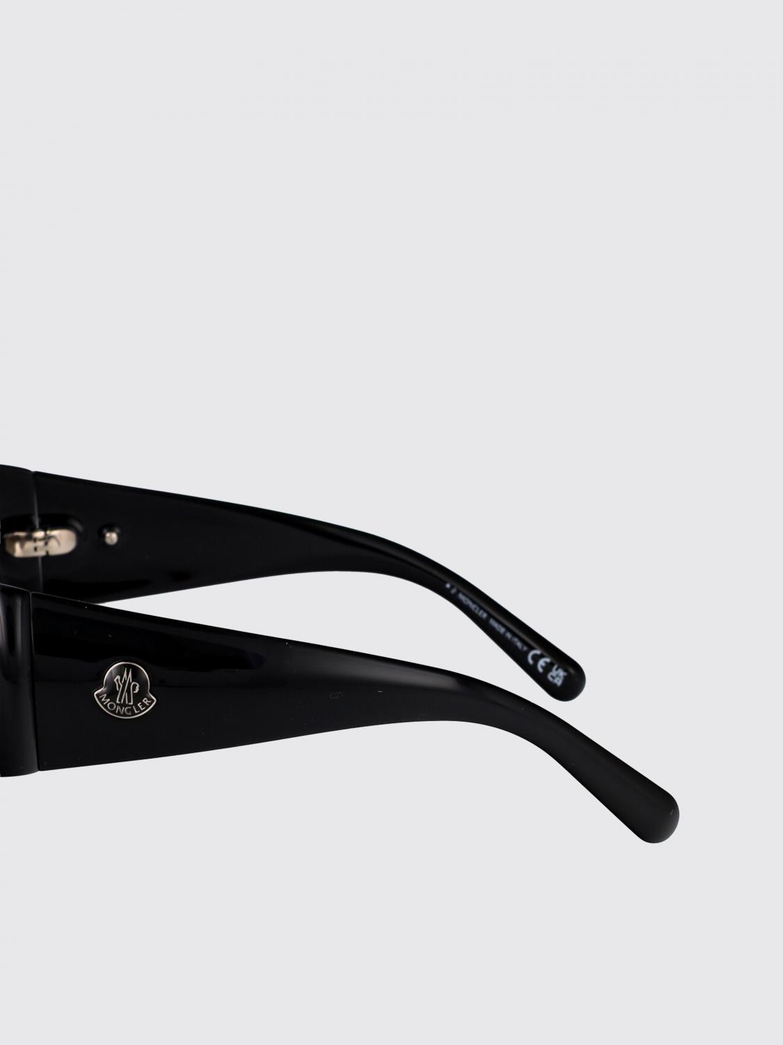 MONCLER OCCHIALI DA SOLE: Occhiali da sole ML0278 Moncler in acetato , Nero - Img 4