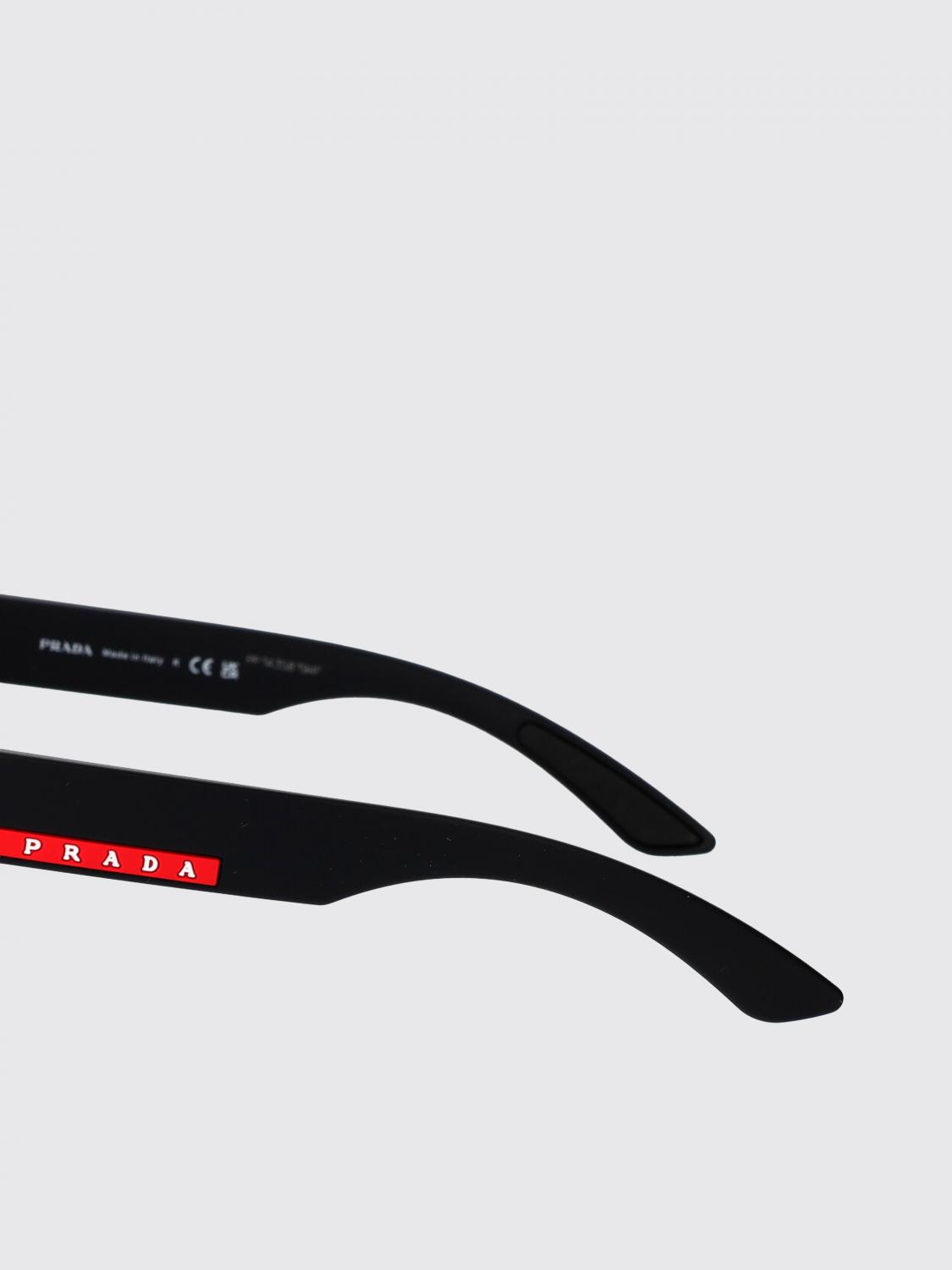LINEA ROSSA 선글라스: Linea Rossa 아세테이트 선글라스, 블랙 - Img 4