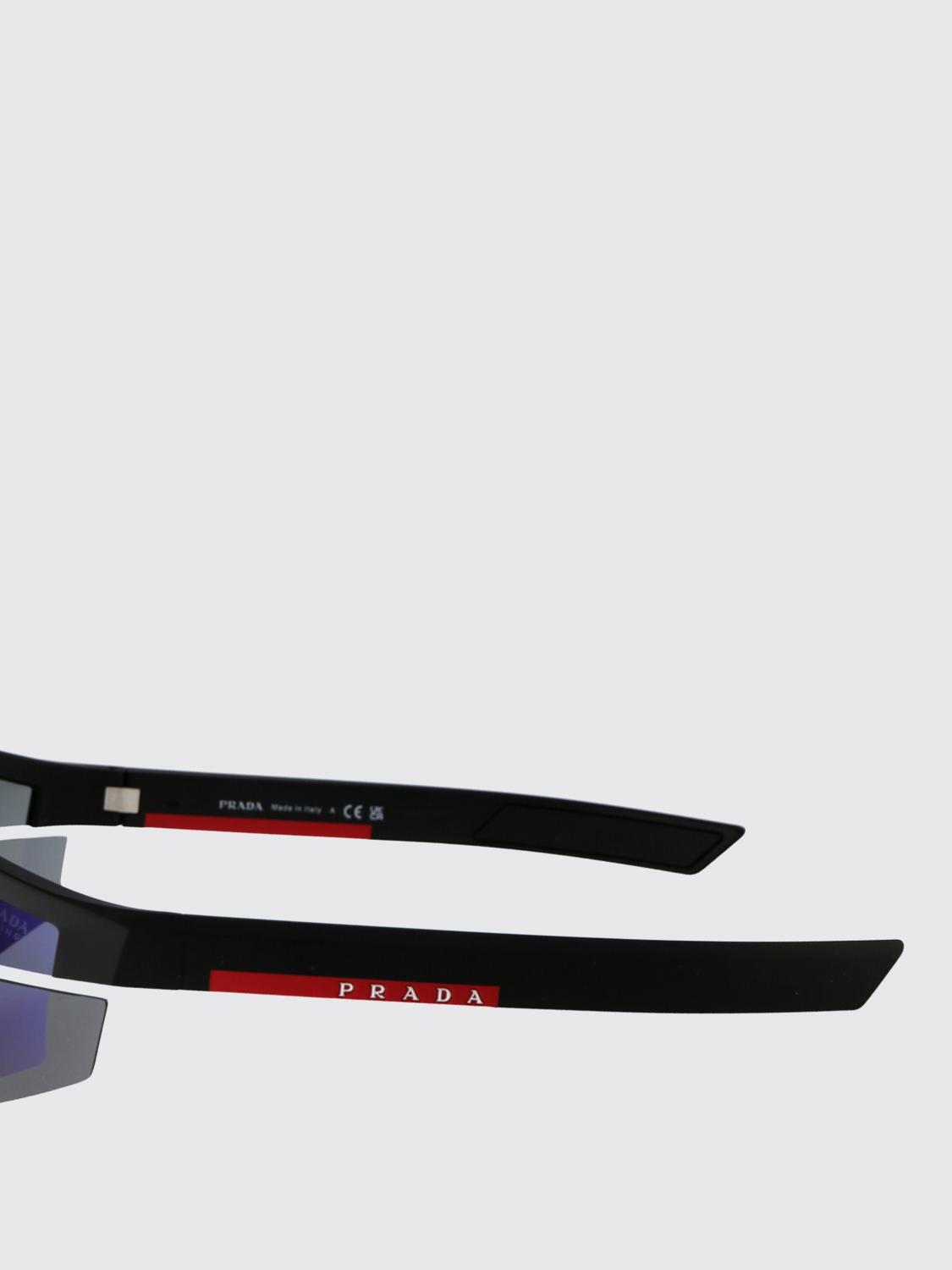 LINEA ROSSA 선글라스: Linea Rossa 아세테ート 선글라스, 블랙 - Img 4