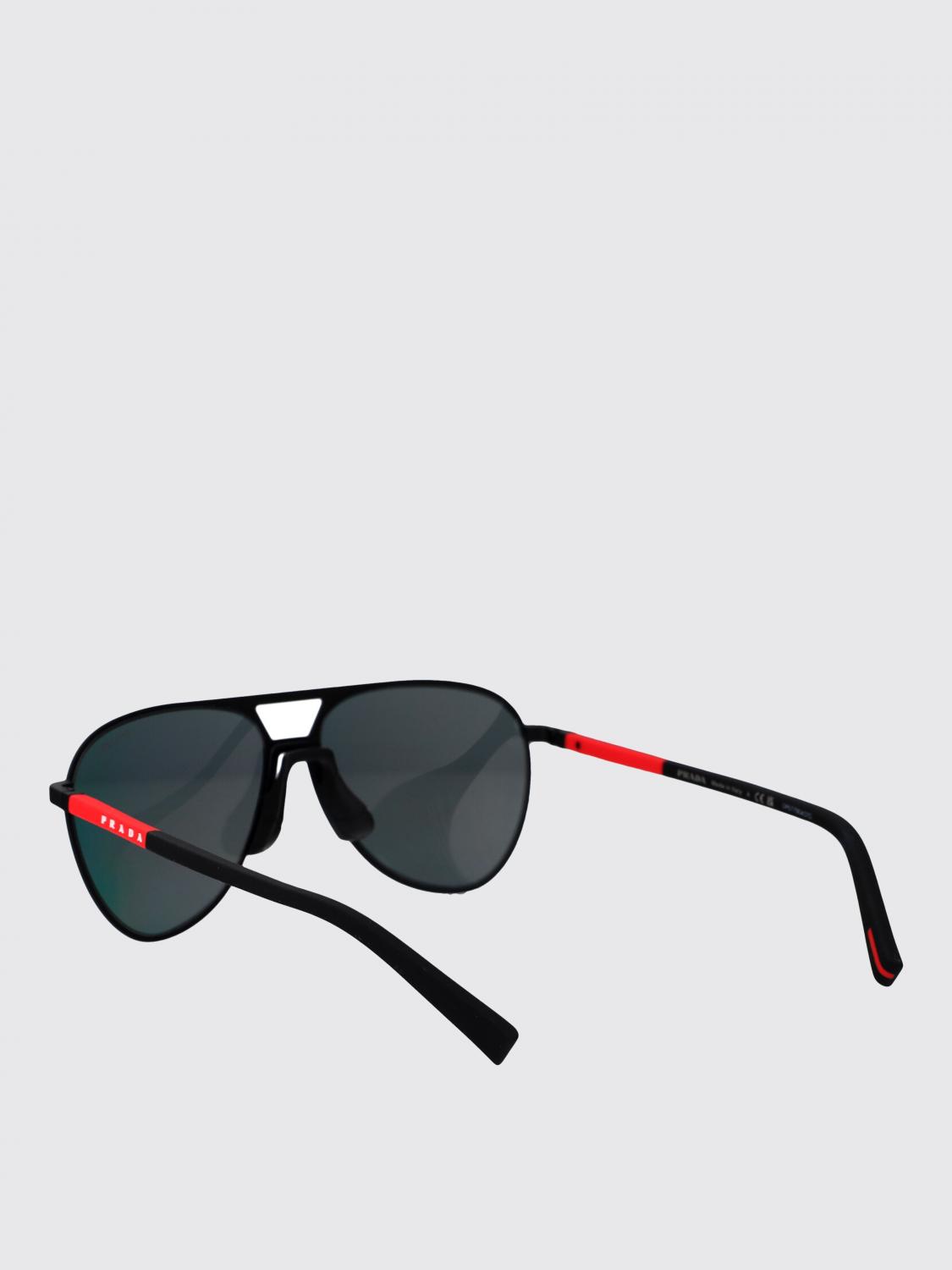 LINEA ROSSA 선글라스: Linea Rossa 메탈 선글라스, 블랙 - Img 3