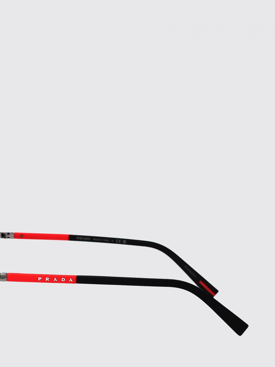 LINEA ROSSA 선글라스: Linea Rossa 메탈 선글라스, 그레이 - Img 3