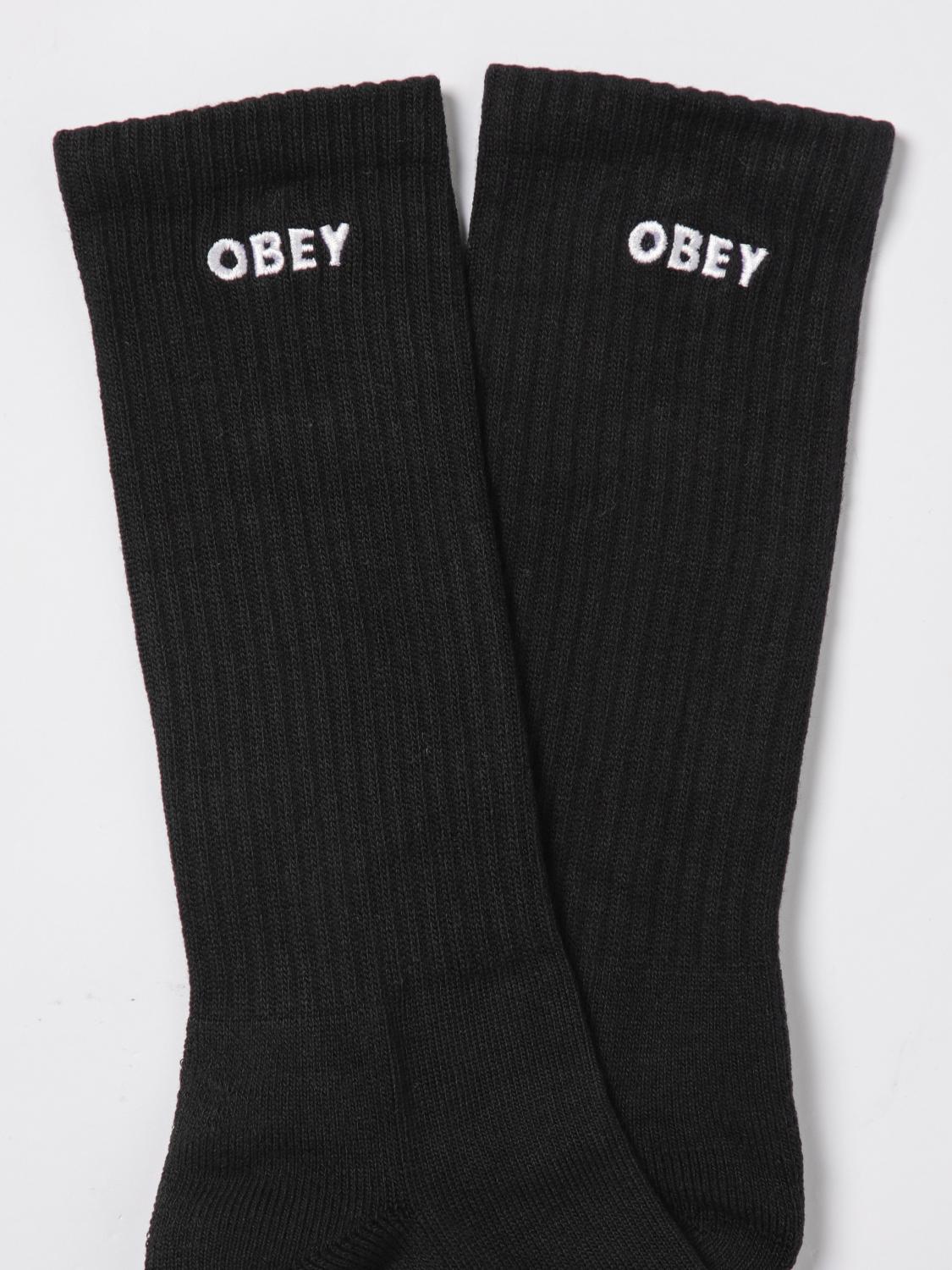 OBEY SOCKS: Socks men Obey, Black - Img 2