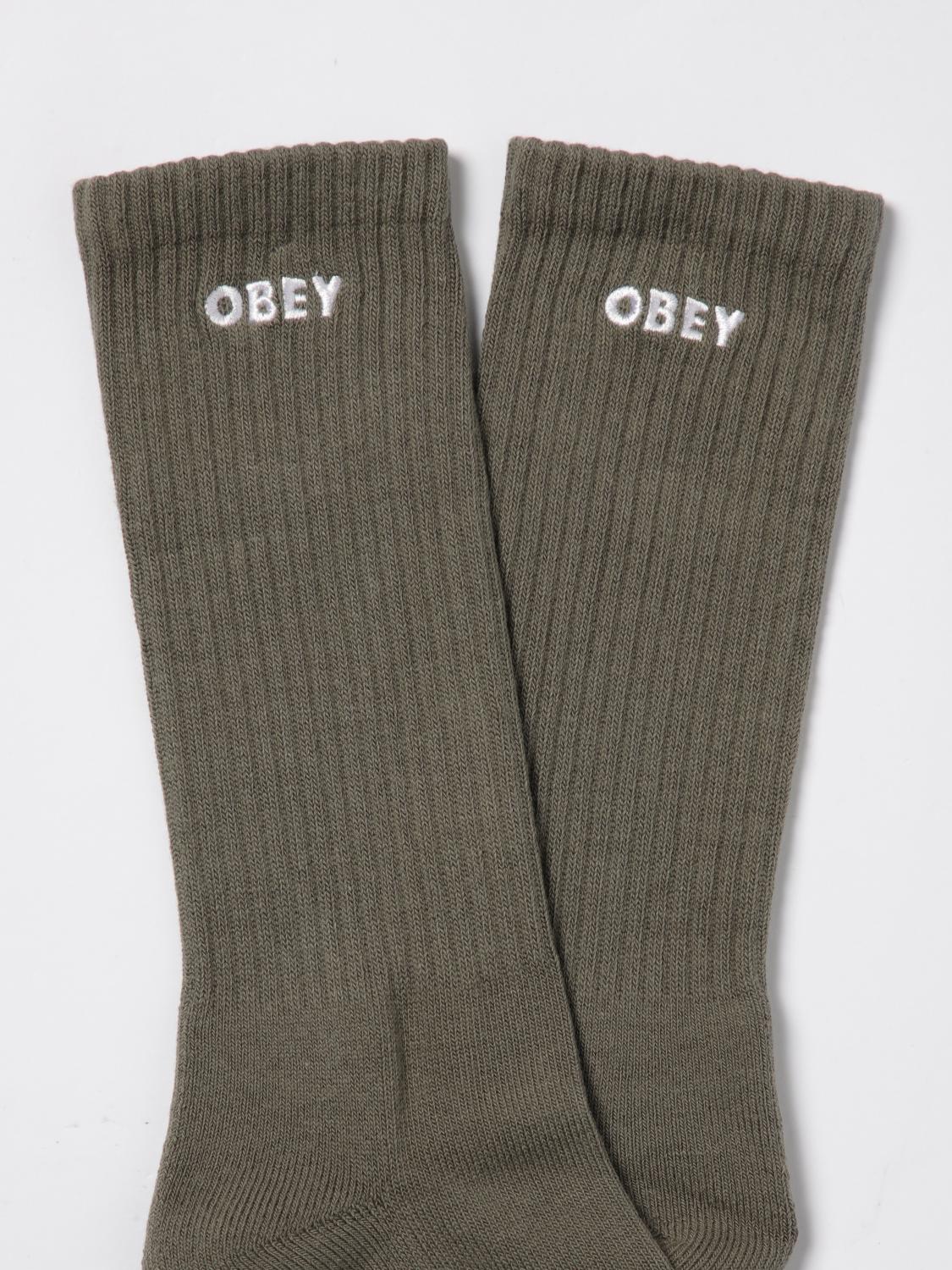 OBEY SOCKS: Socks men Obey, Green - Img 2