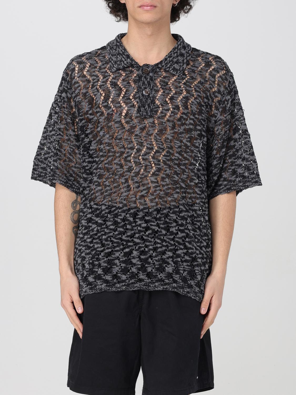 OBEY POLO: Polo in maglia di cotone e poliestere Obey, Nero - Img 1