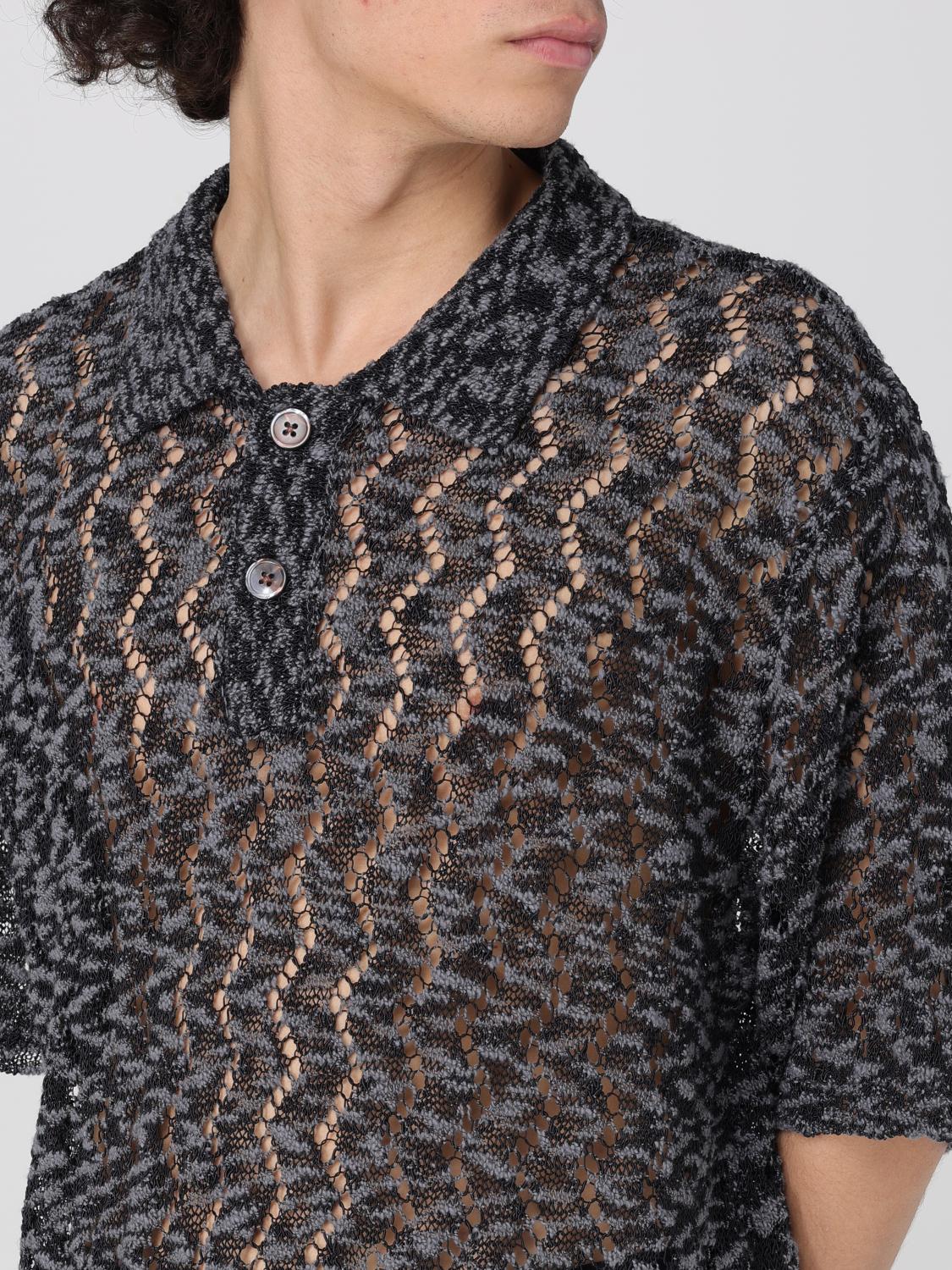 OBEY POLO: Polo in maglia di cotone e poliestere Obey, Nero - Img 3