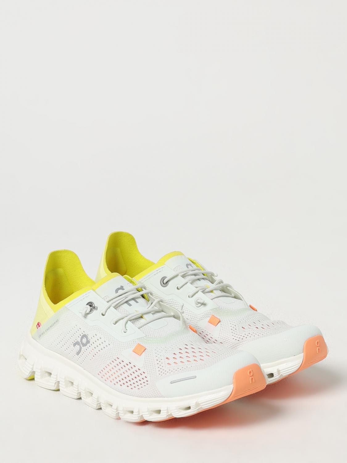 ON RUNNING SNEAKERS: Sneakers Cloud 6 Coast On in mesh , Lime - Img 2