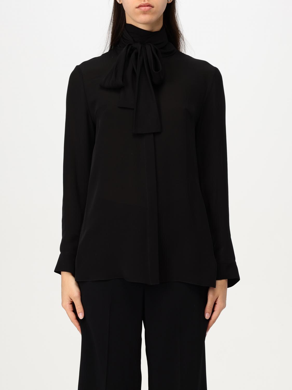 KHAITE CAMICIA: Camicia Khaite in seta , Nero - Img 1