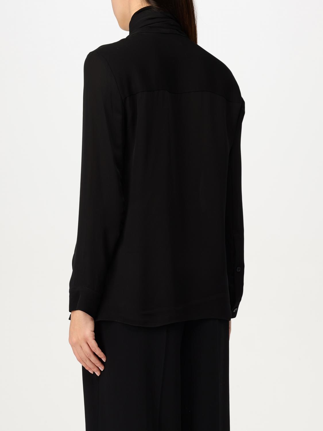 KHAITE CAMICIA: Camicia Khaite in seta , Nero - Img 2