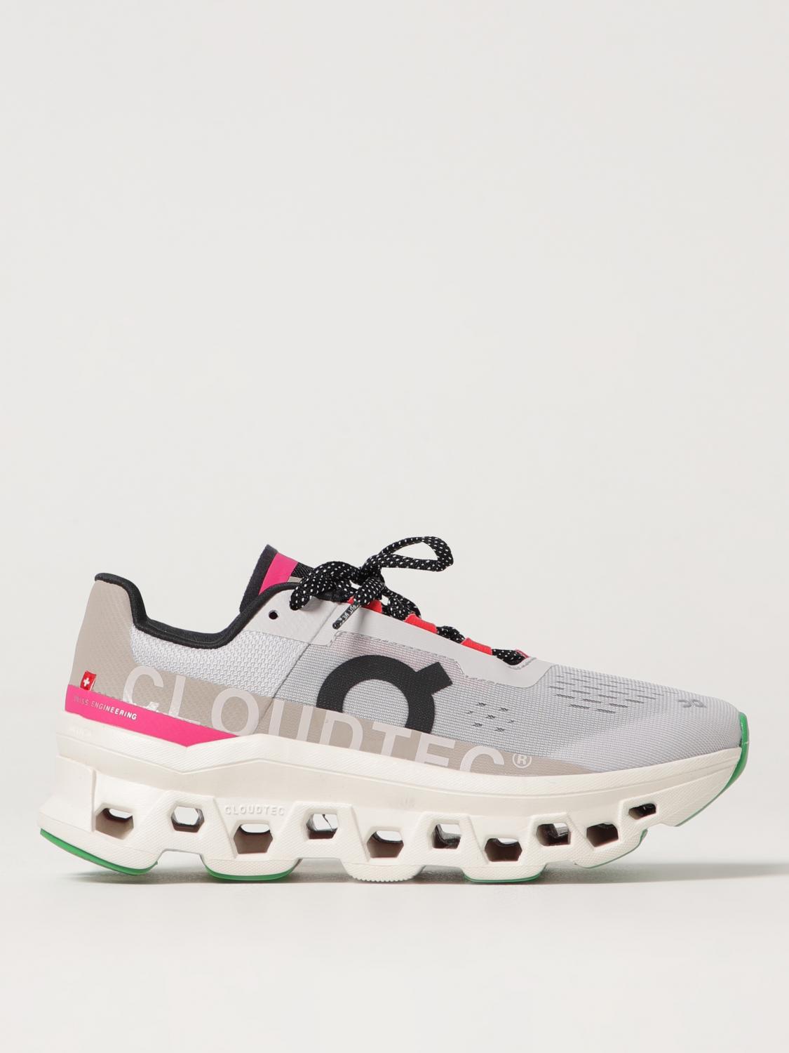 ON RUNNING SNEAKERS: Sneakers Cloudmonster On in mesh , Grigio - Img 1