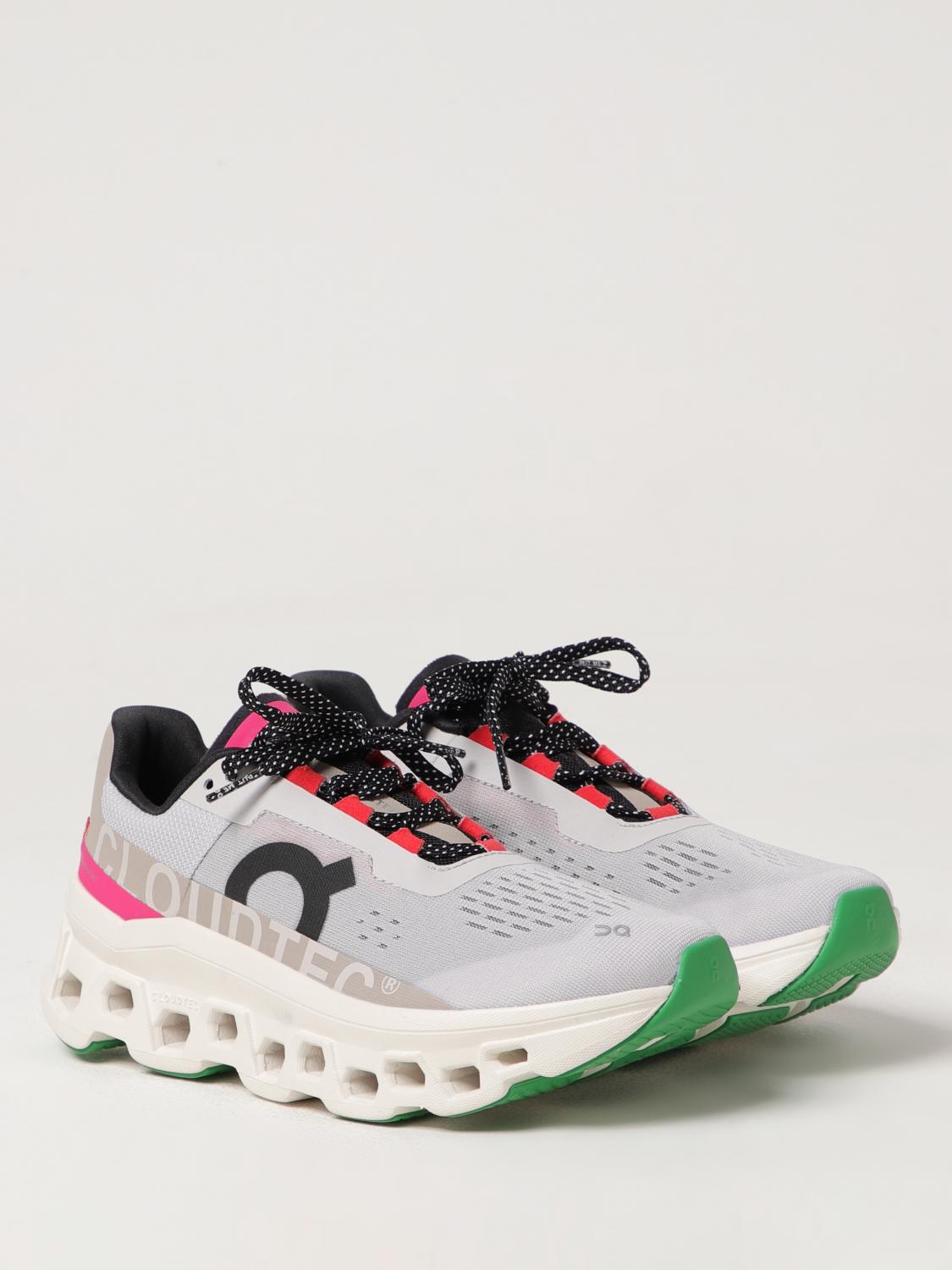 ON RUNNING SNEAKERS: Sneakers Cloudmonster On in mesh , Grigio - Img 2