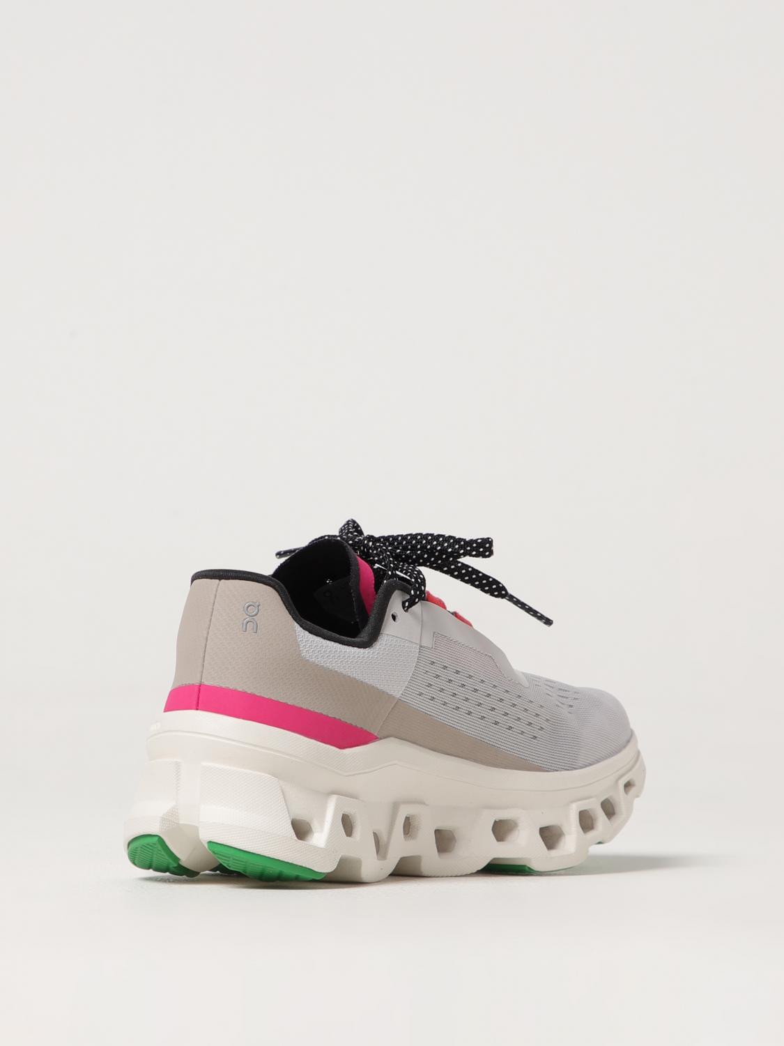ON RUNNING SNEAKERS: Sneakers Cloudmonster On in mesh , Grigio - Img 3