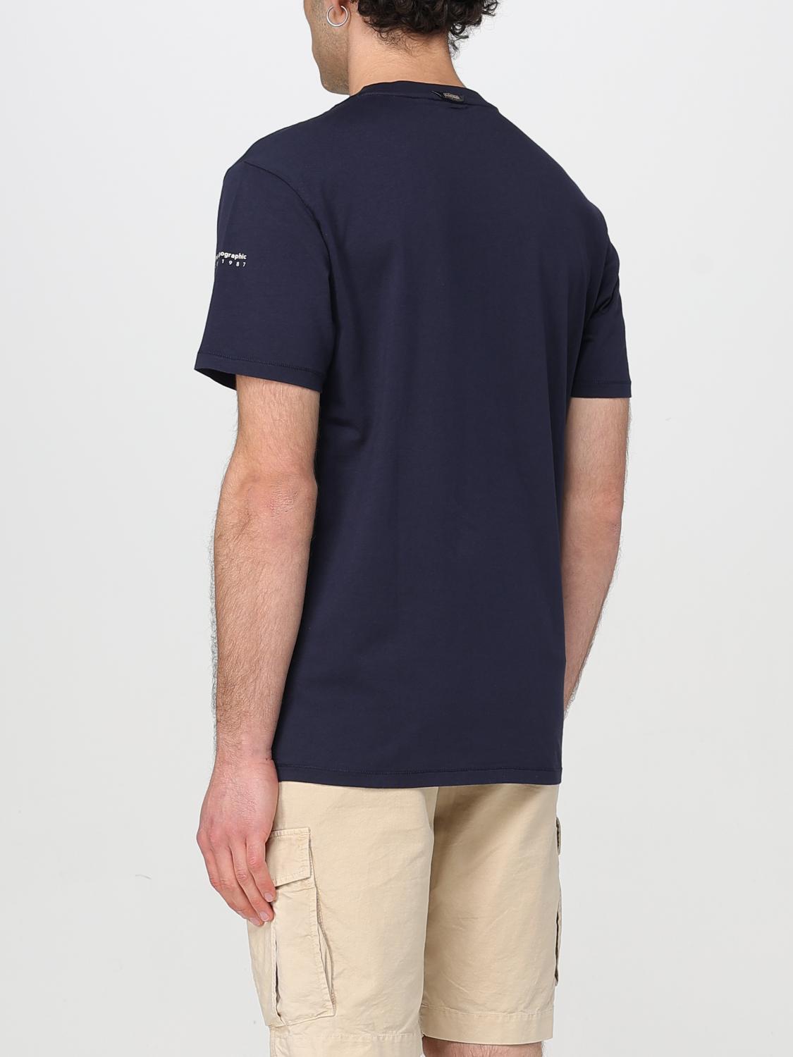 NAPAPIJRI T-SHIRT: T-shirt basic in cotone con mini logo Napapijri, Blue - Img 2