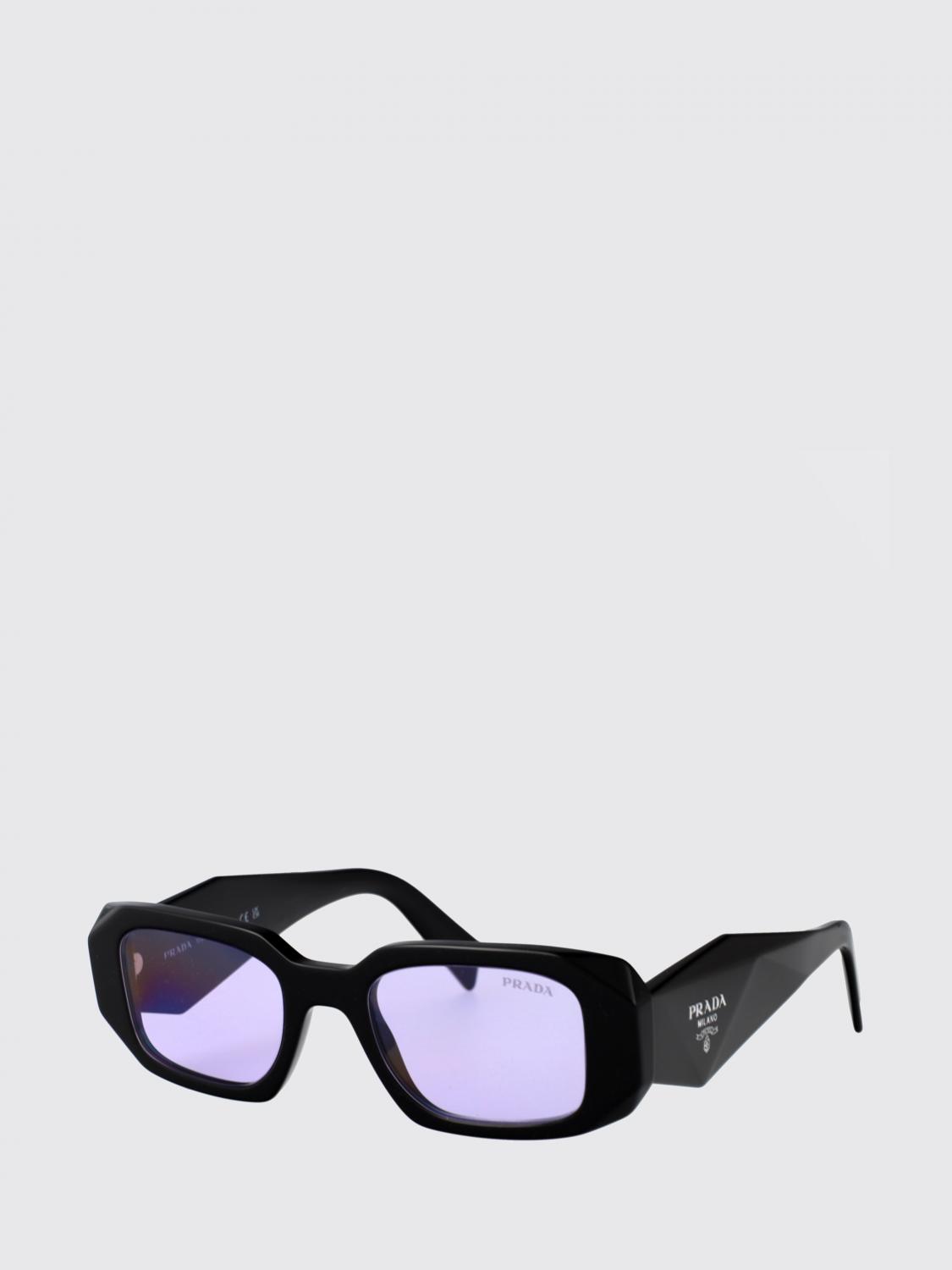 PRADA OCCHIALI DA SOLE: Occhiali da sole 0PR17WS Prada in acetato , Nero - Img 1