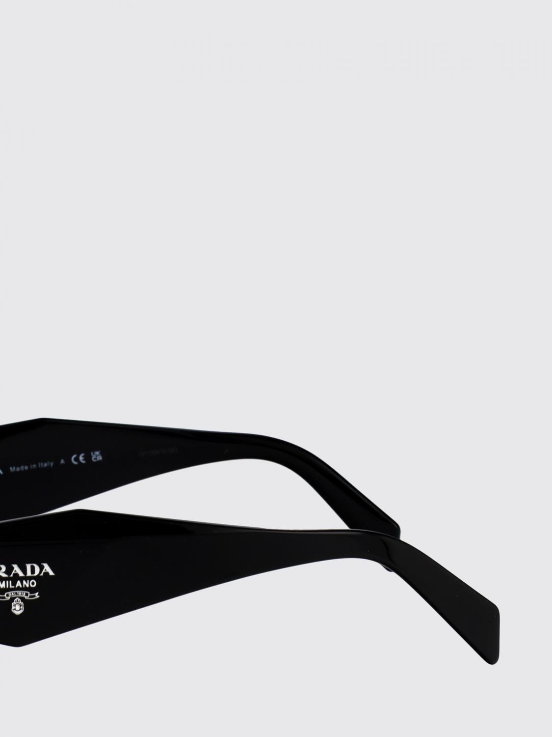 PRADA OCCHIALI DA SOLE: Occhiali da sole 0PR17WS Prada in acetato , Nero - Img 4