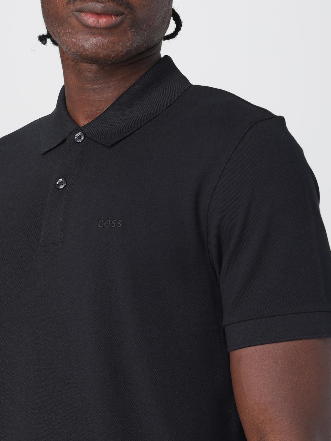 BOSS POLO: Polo herren Hugo, Schwarz - Img 3