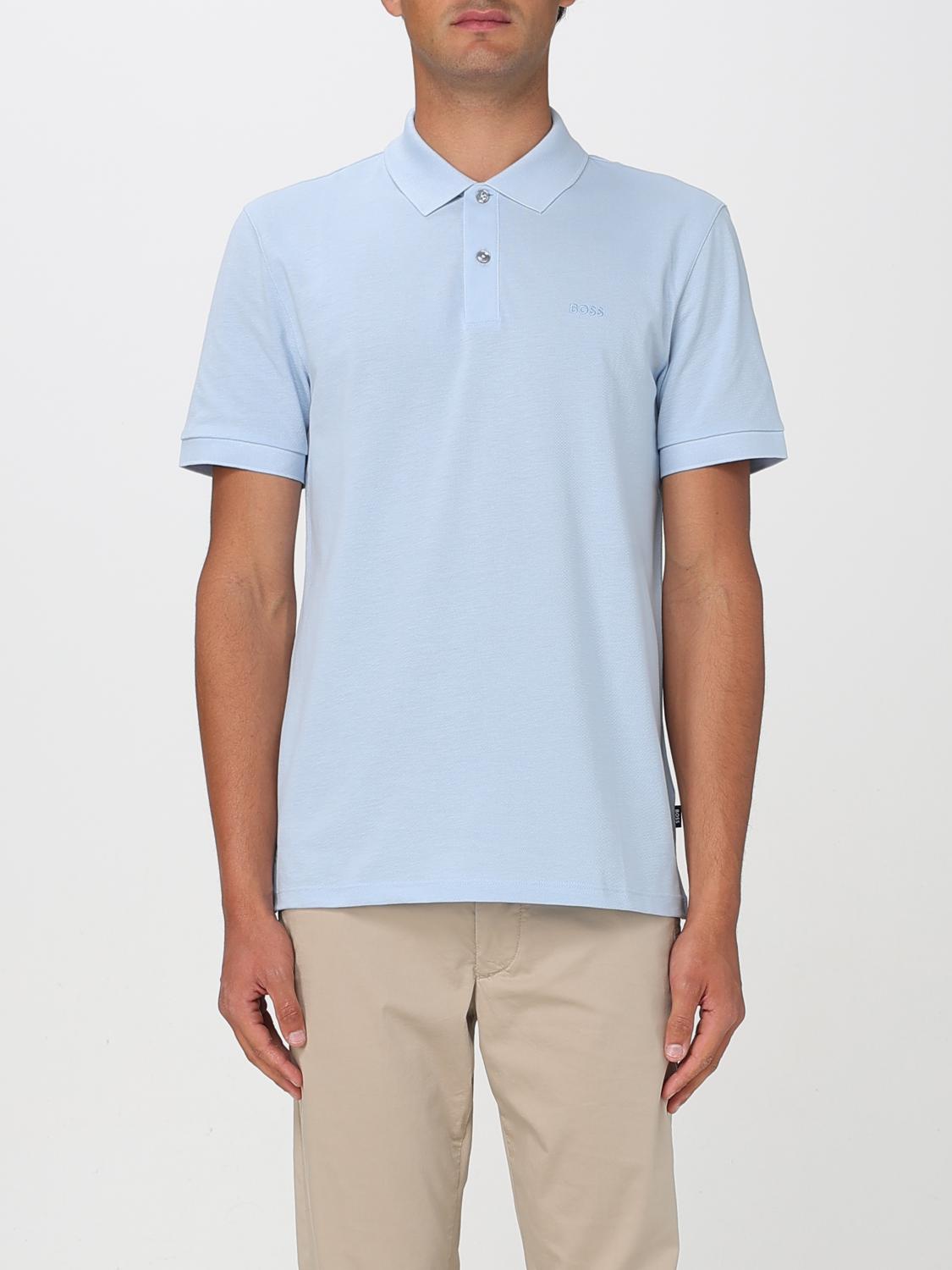 BOSS POLO: Polo herren Hugo, Blau - Img 1