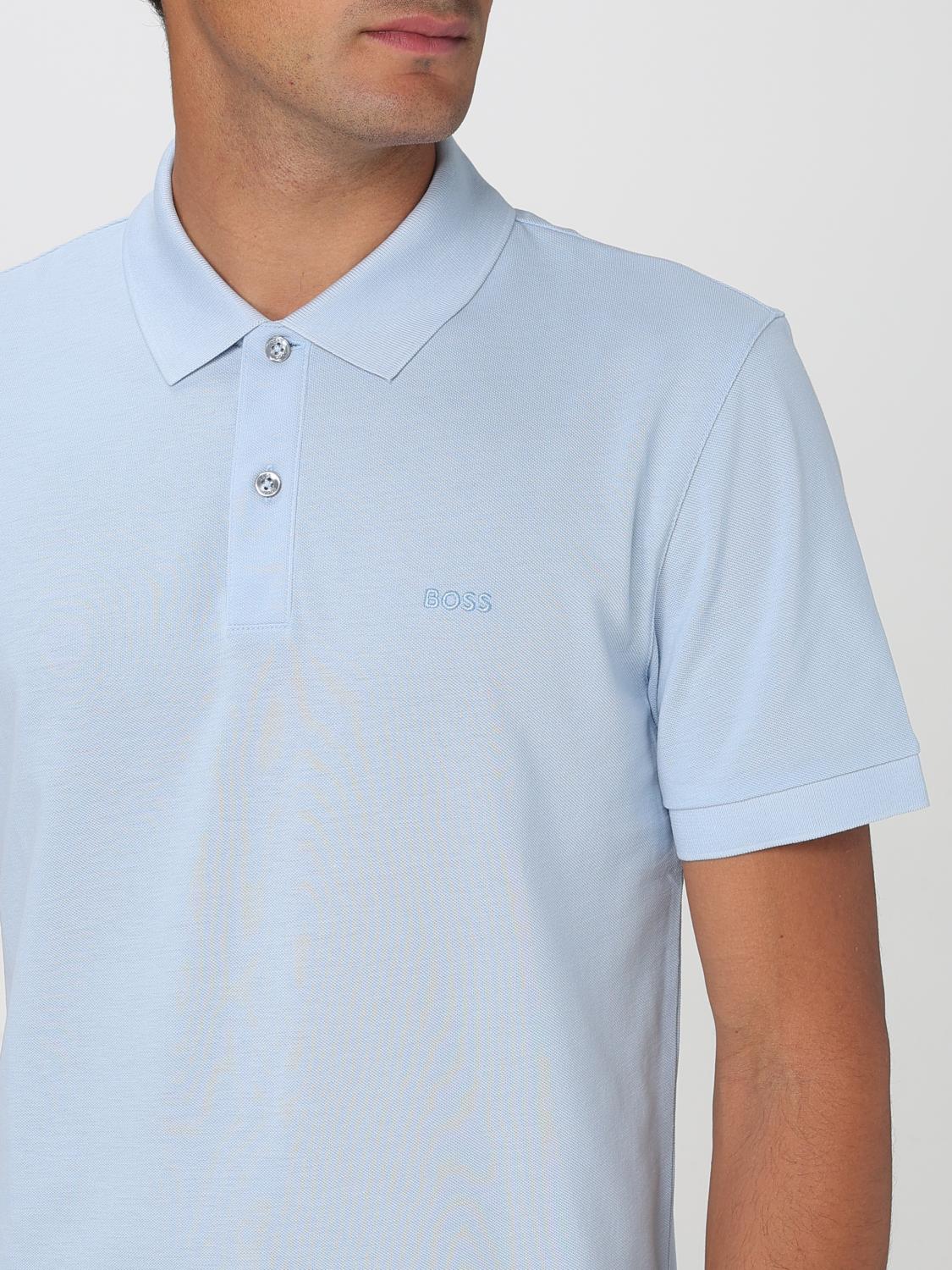 BOSS POLO: Polo herren Hugo, Blau - Img 3