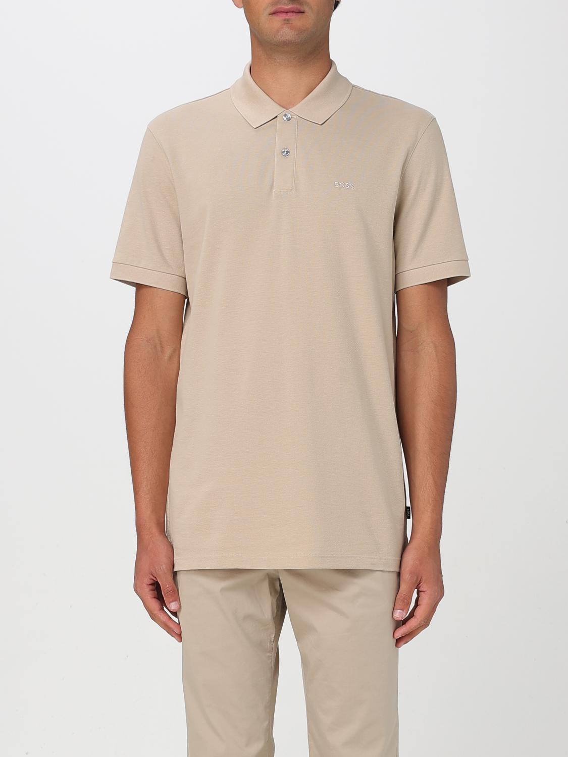 BOSS POLO SHIRT: Polo shirt men Hugo, Beige - Img 1