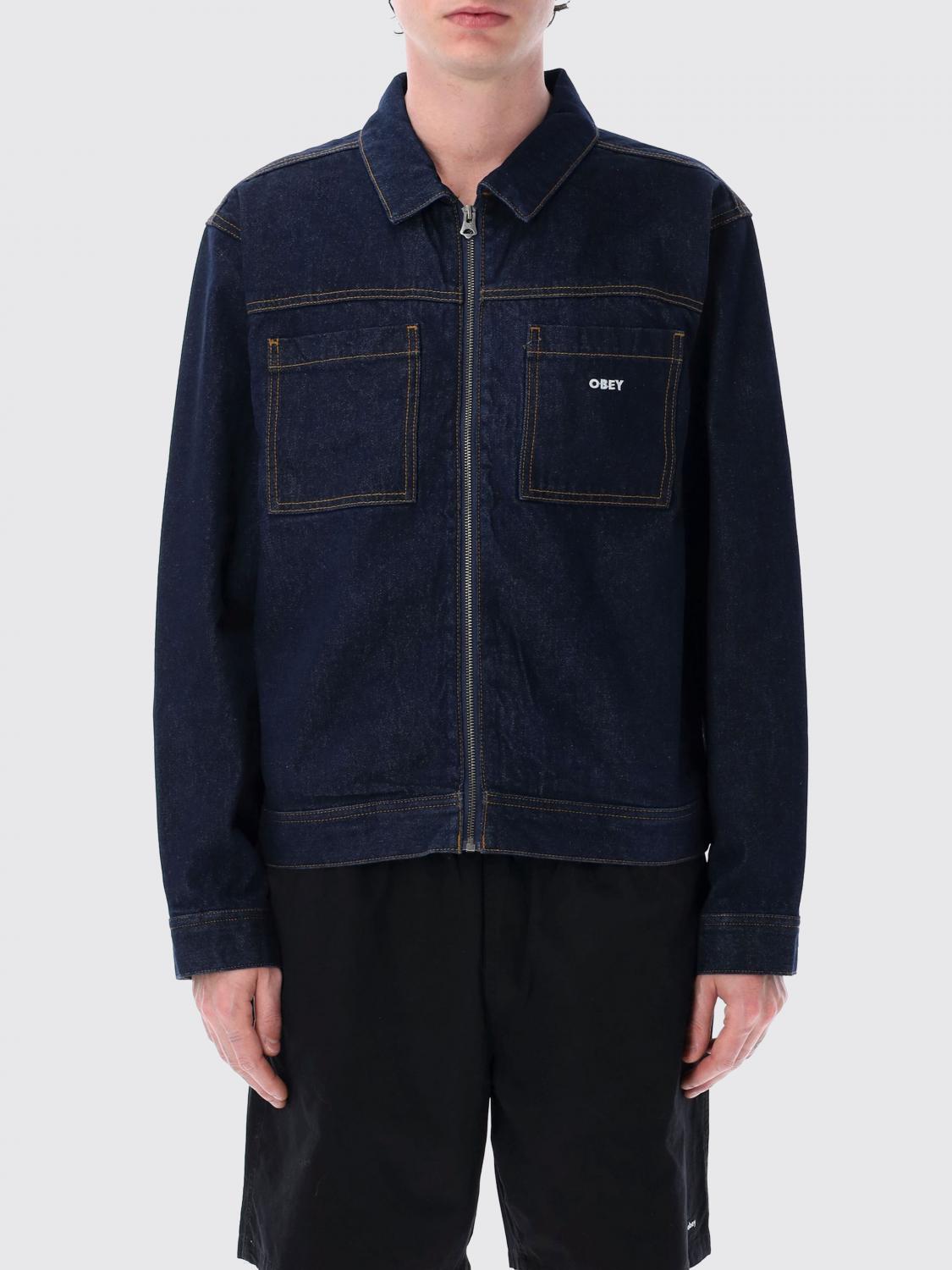 OBEY JACKET: Jacket men Obey, Indigo - Img 1
