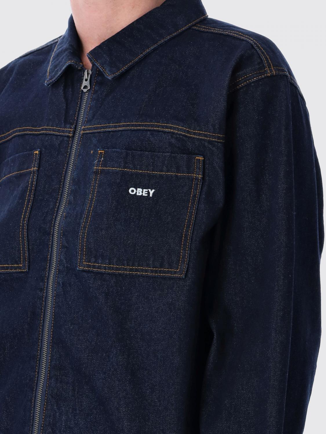 OBEY JACKET: Jacket men Obey, Indigo - Img 3