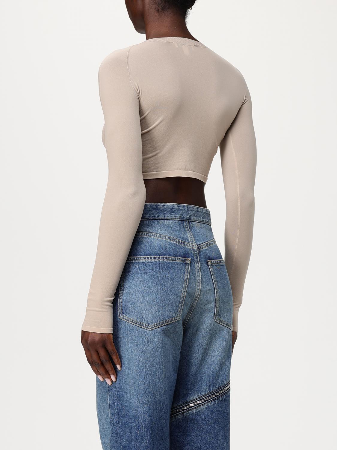 ALAÏA TOP: Pullover damen AlaÏa, Beige - Img 3