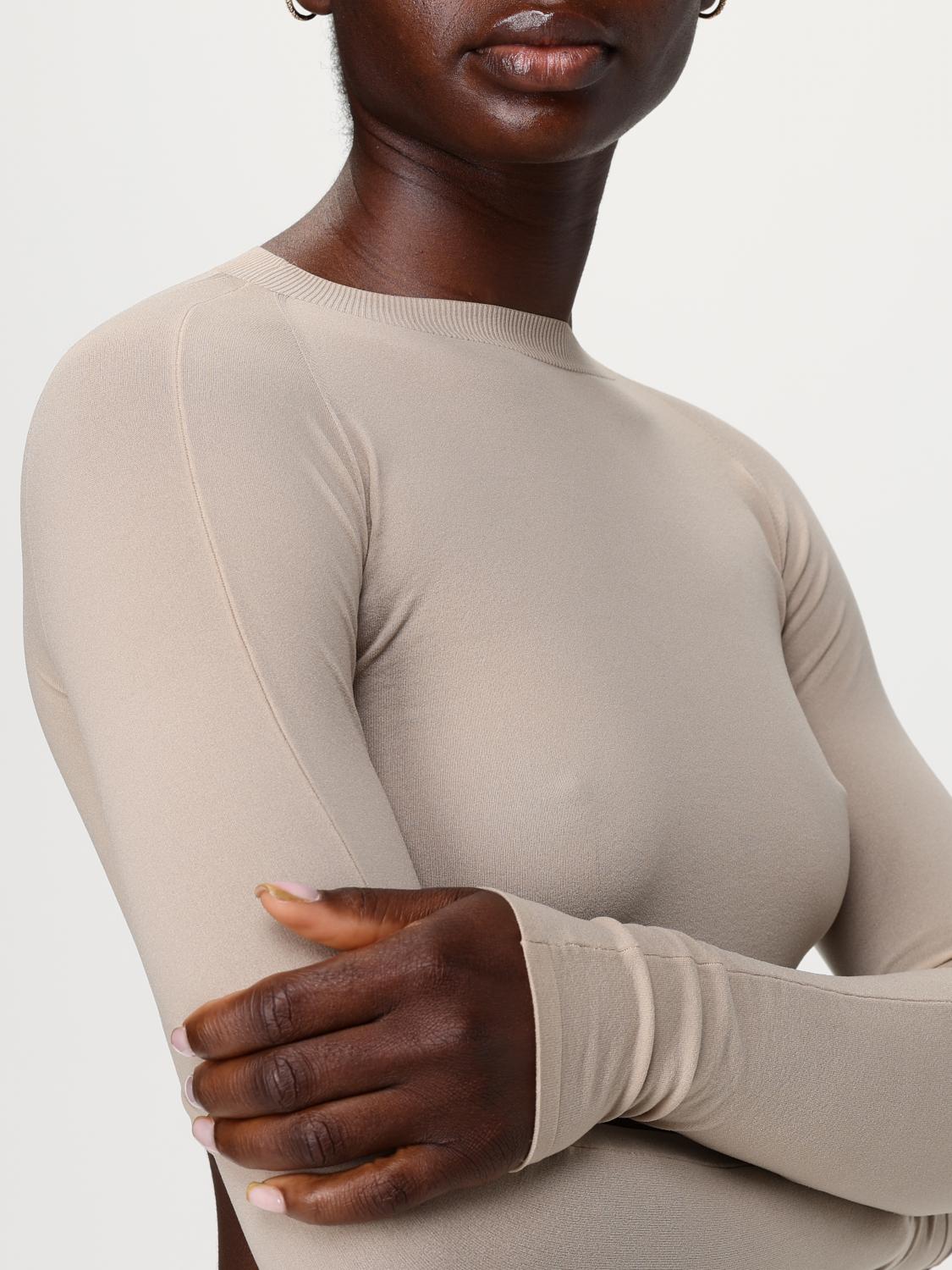 ALAÏA TOP: Pullover damen AlaÏa, Beige - Img 5