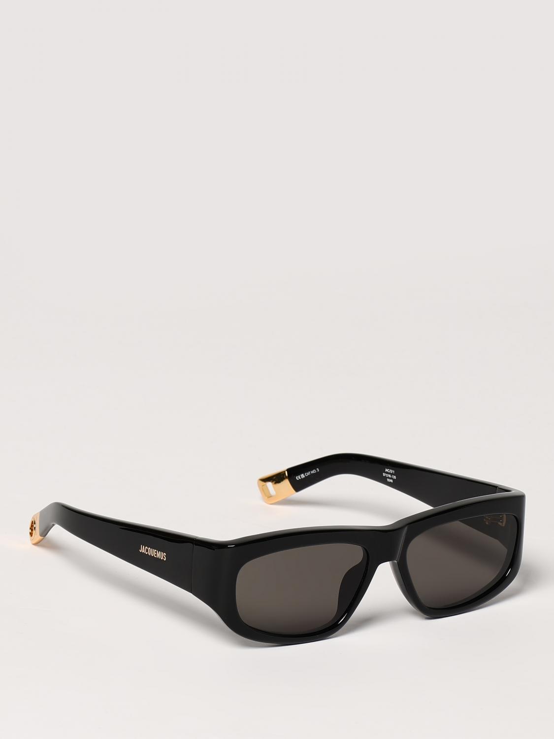 JACQUEMUS サングラス: Jacquemus Pilota JAC2C1SUN アセテートサングラス, ブラック - Img 1