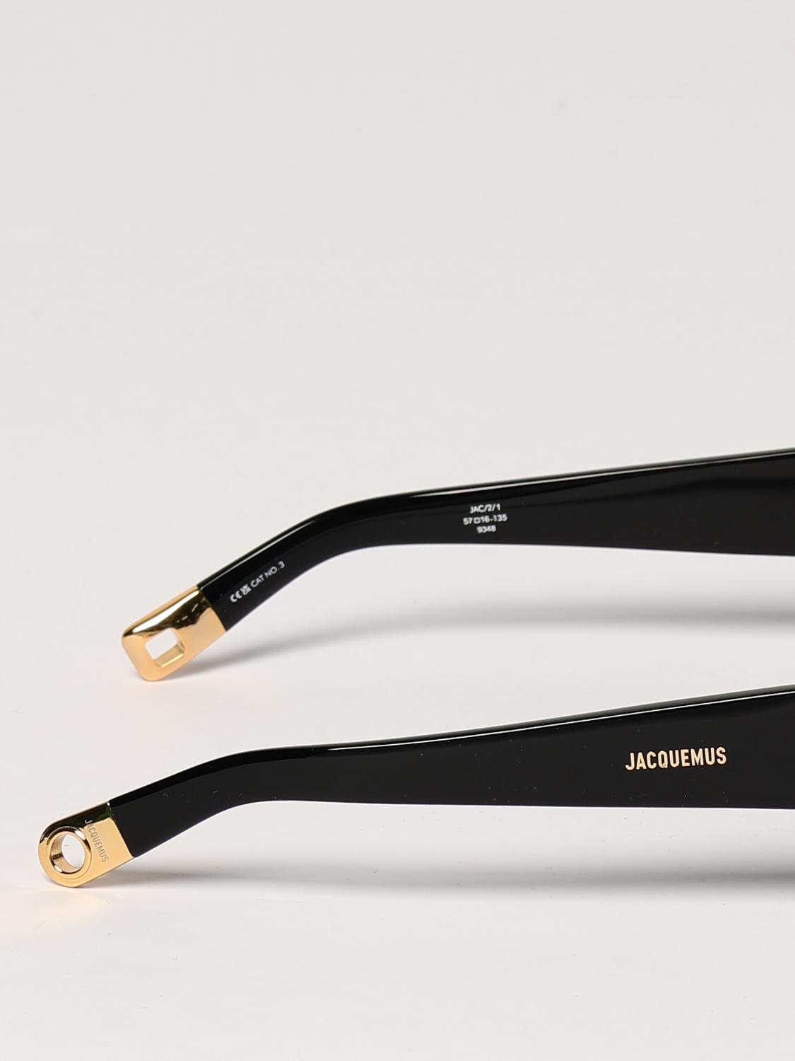 JACQUEMUS サングラス: Jacquemus Pilota JAC2C1SUN アセテートサングラス, ブラック - Img 4