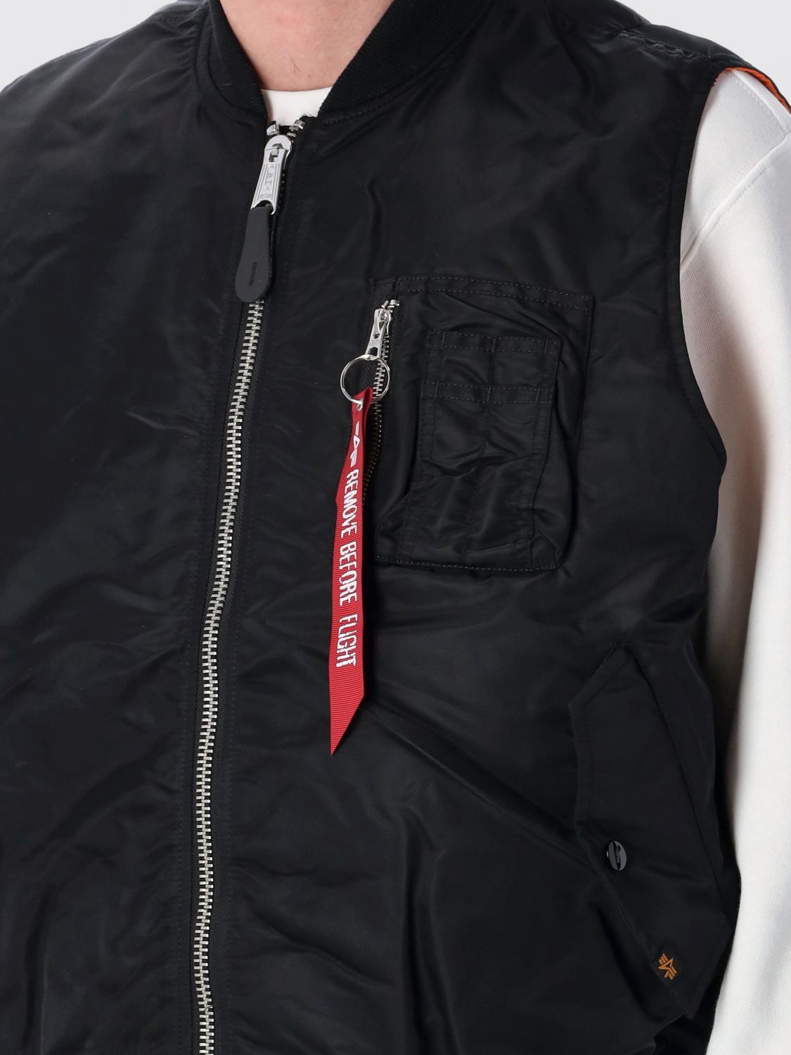 ALPHA INDUSTRIES SUIT VEST: Alpha Industries reversible nylon vest, Black - Img 3