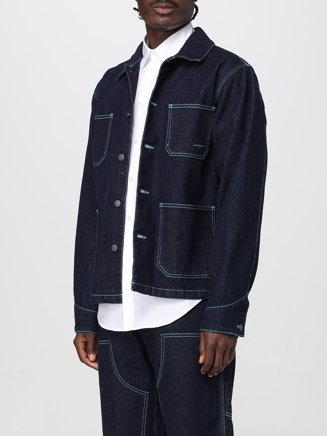 MSGM КУРТКА: Пальто Мужское MSGM, Синий - Img 4