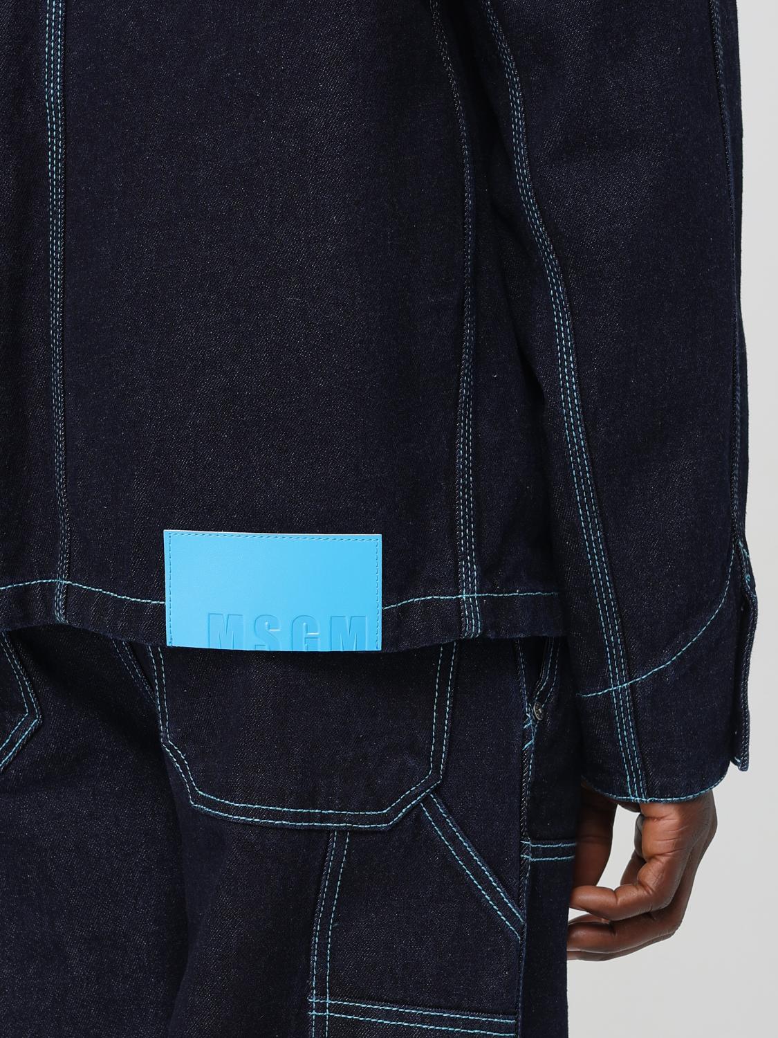 MSGM КУРТКА: Пальто Мужское MSGM, Синий - Img 5