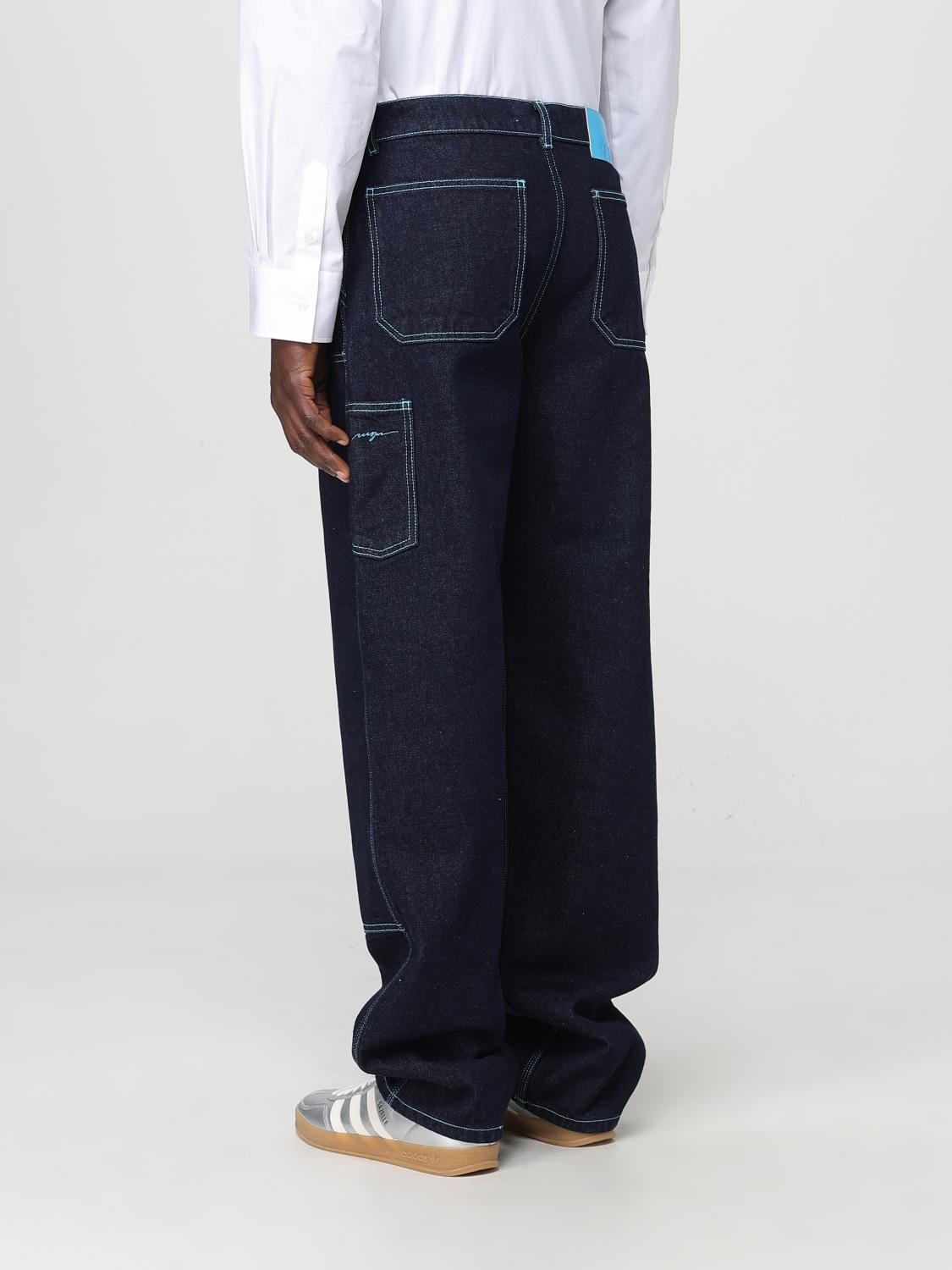 MSGM JEANS: MSGM men's jeans, Blue - Img 3